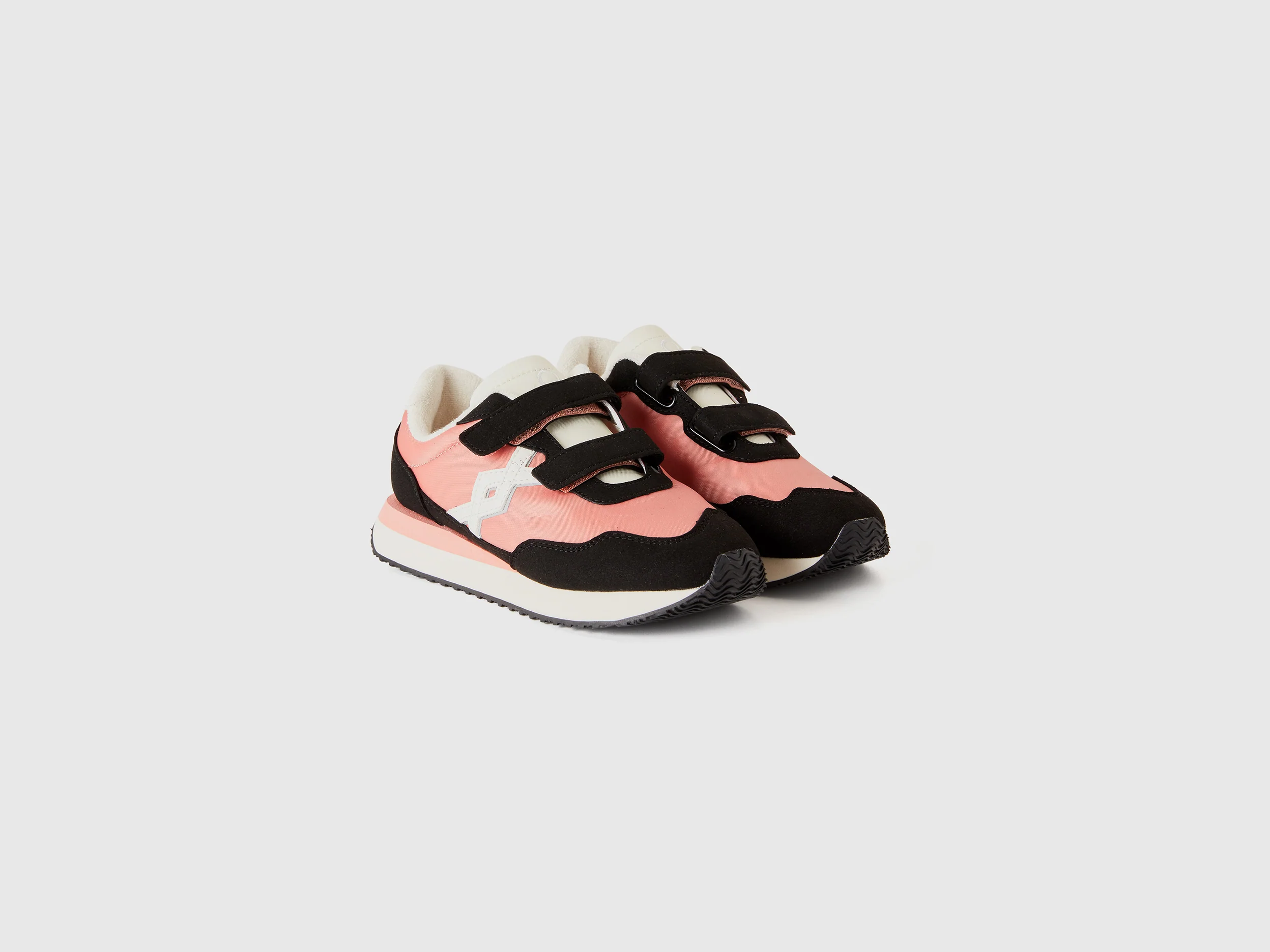Sneakers in nylon e tessuto scamosciato - Image 3