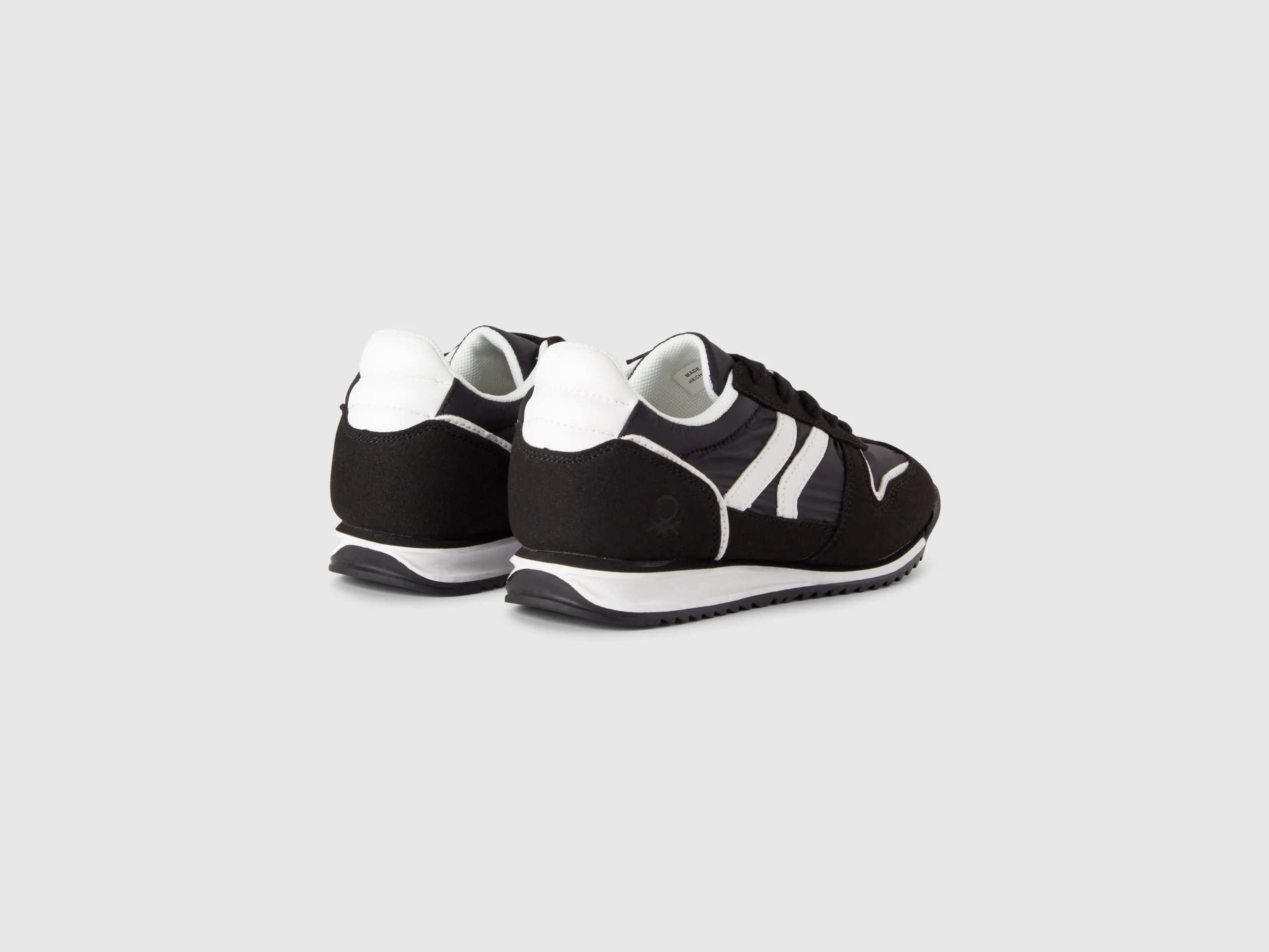 Sneakers in nylon e tessuto scamosciato - Image 2