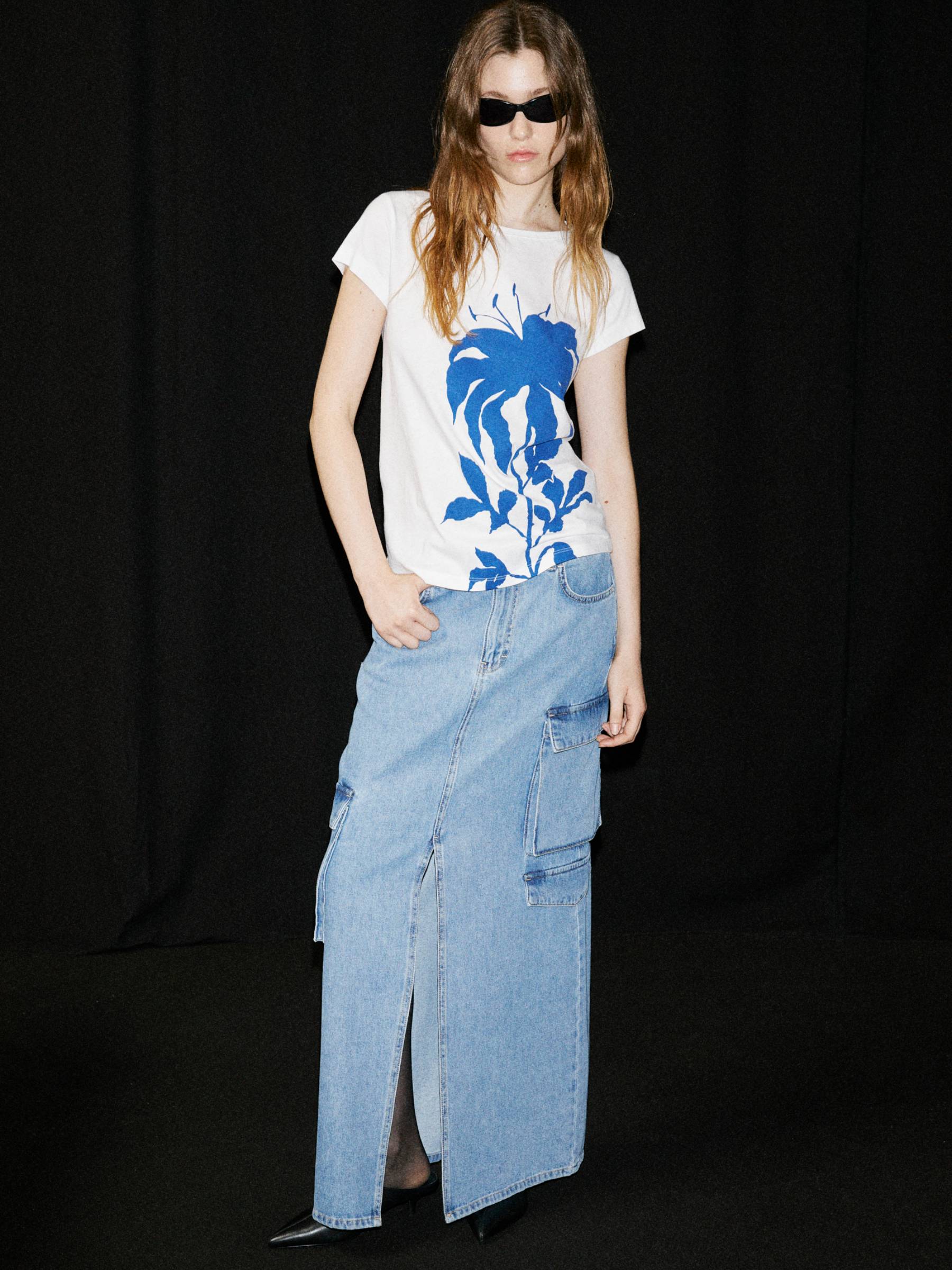 T-shirt 100% cotone bio con stampa palma - Image 2