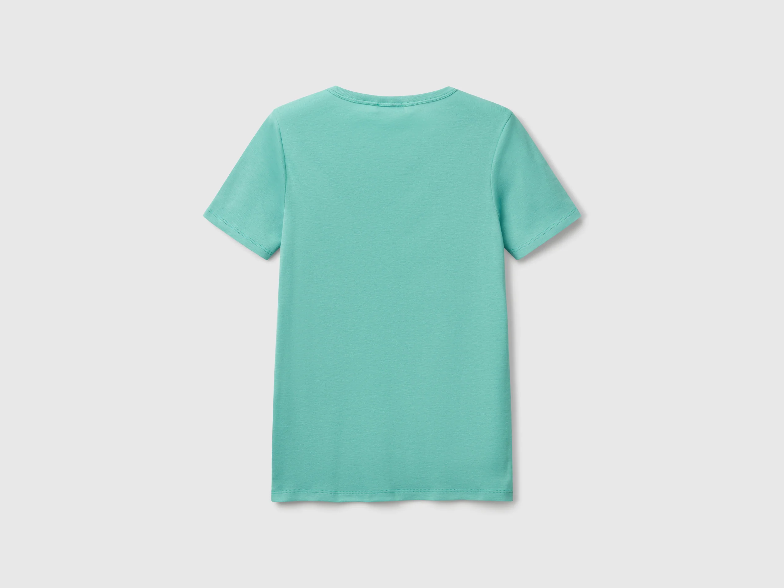 T-shirt 100% cotone con stampa logo glitter - Image 2