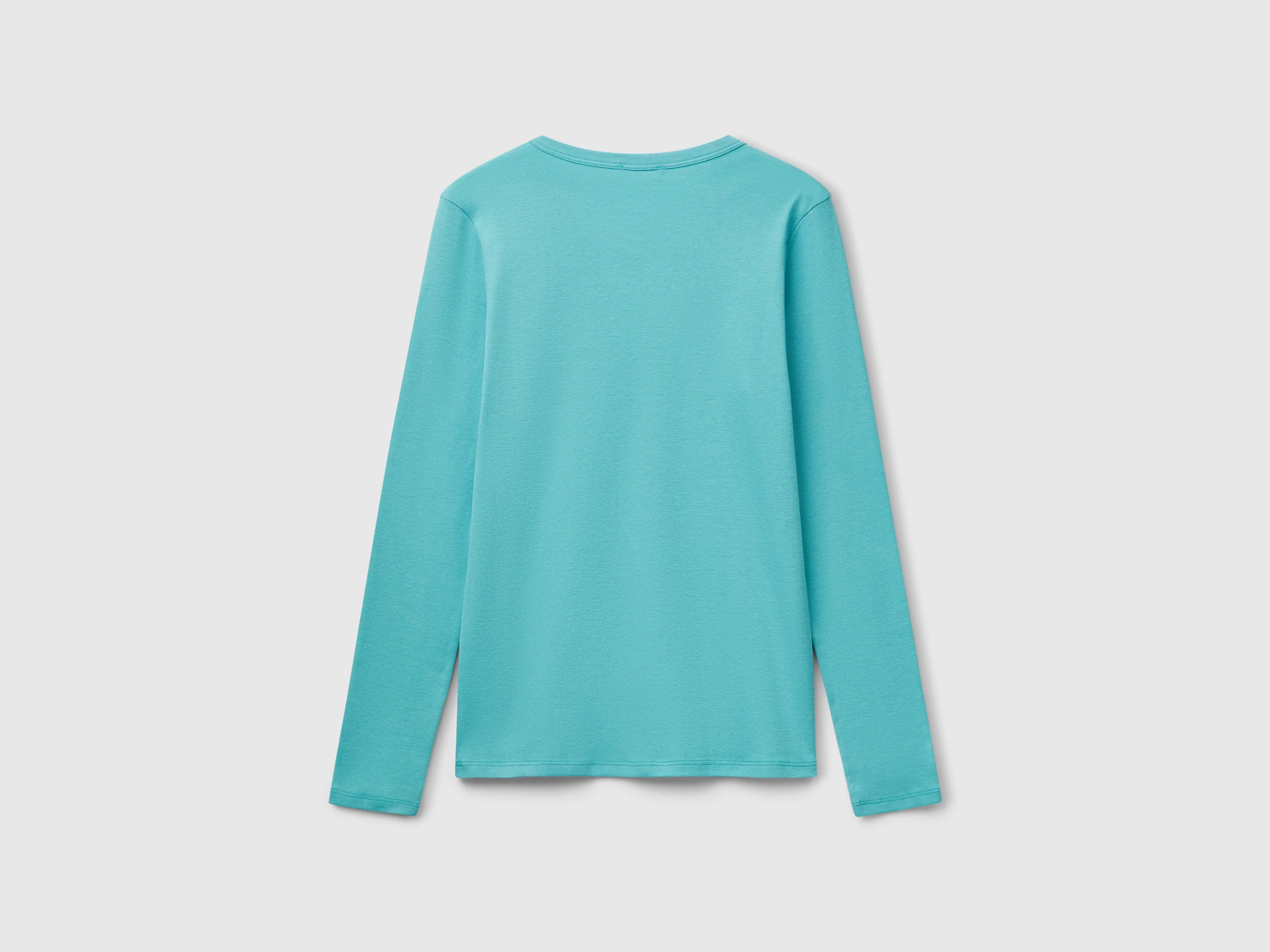 T-shirt a manica lunga in puro cotone - Image 2