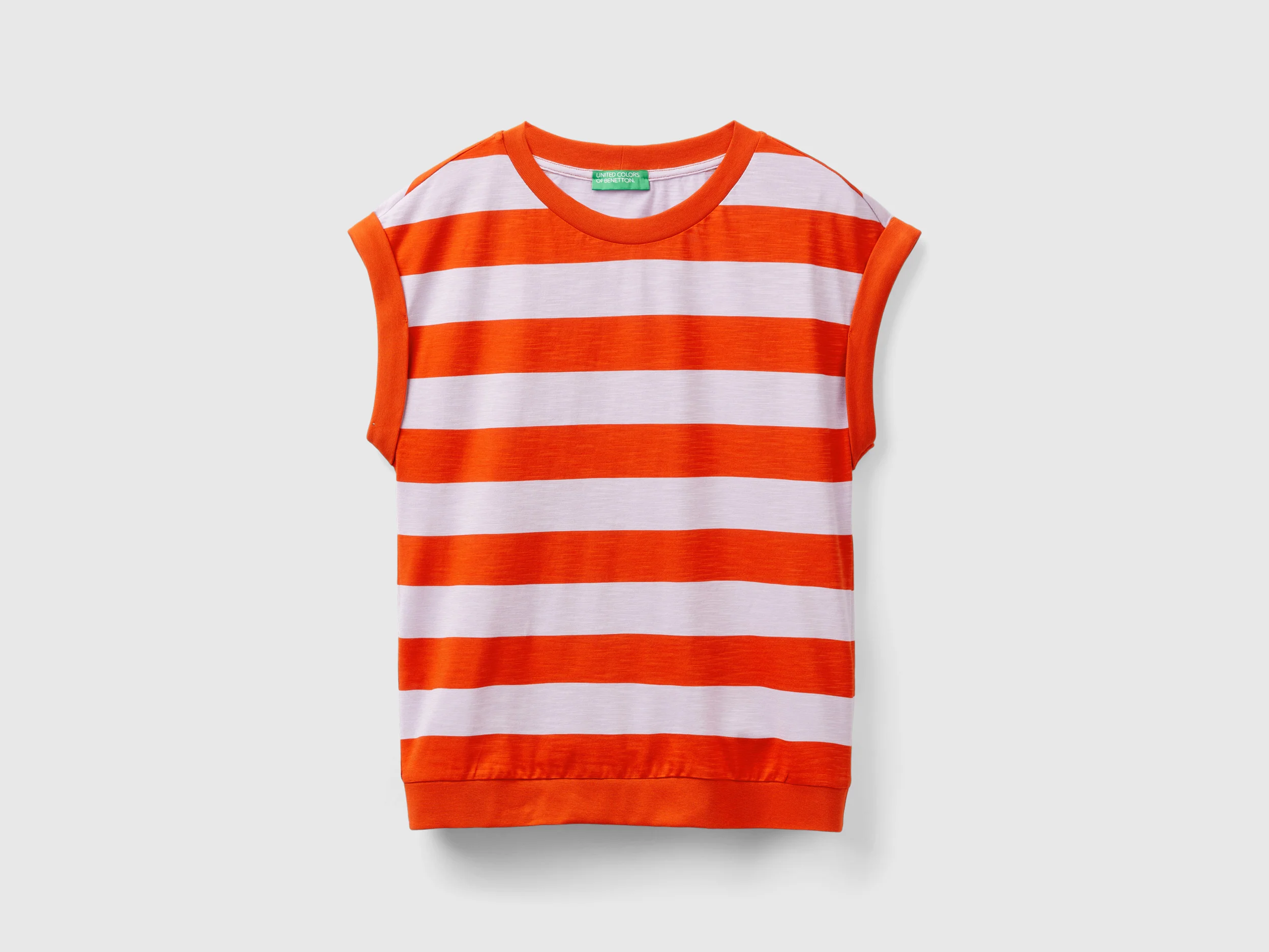 T-shirt a righe 100% cotone