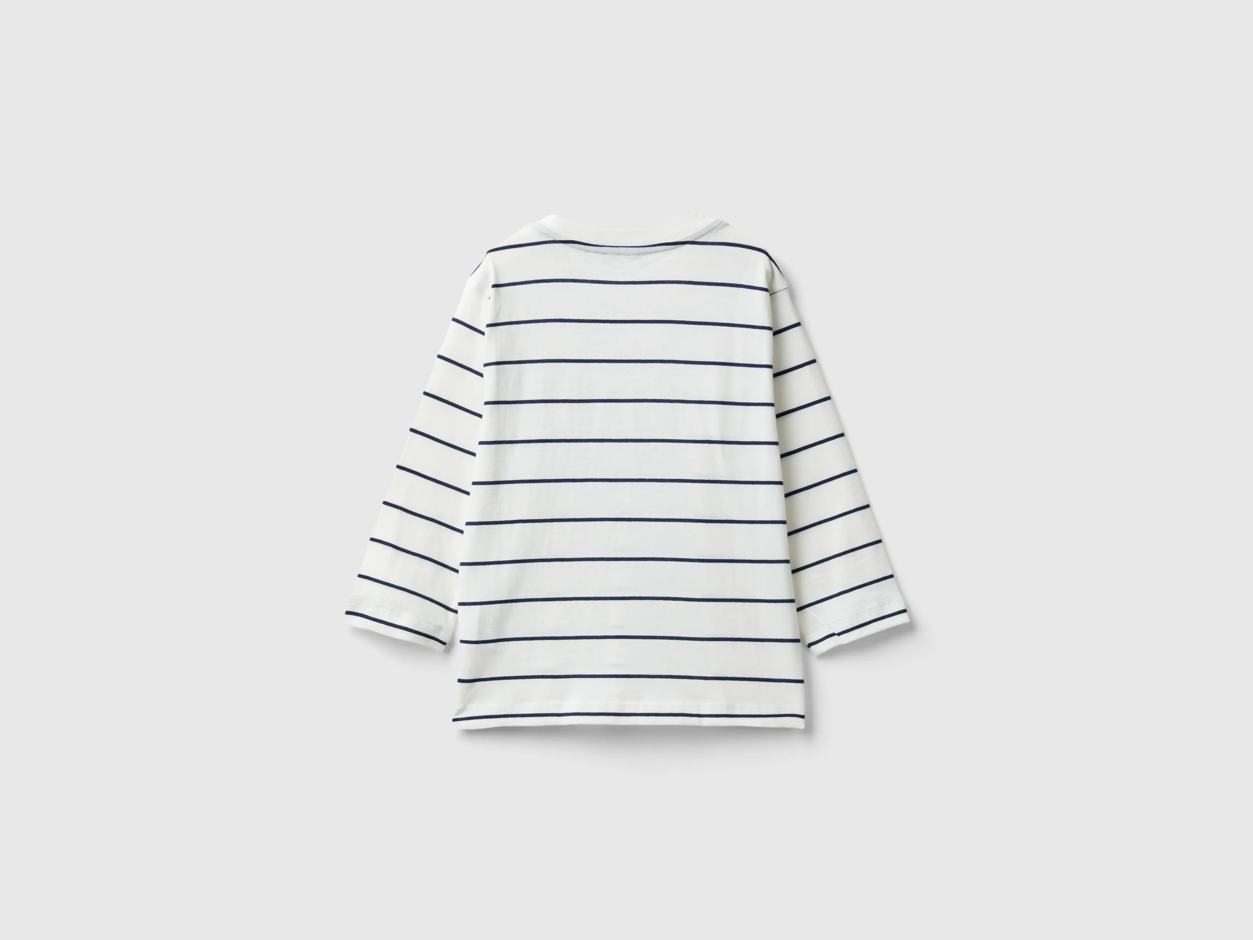 T-shirt a righe con applicazione - Image 2