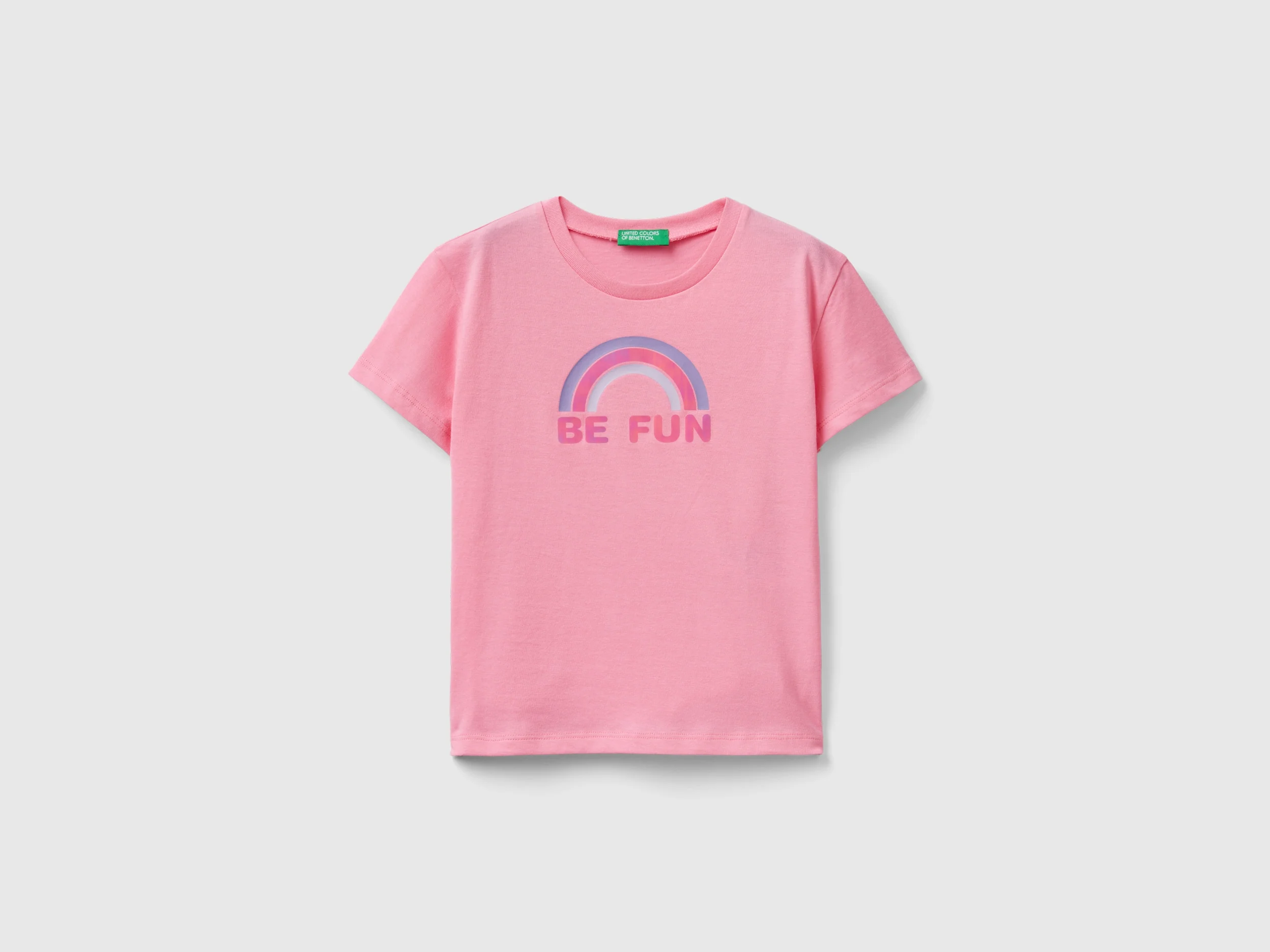 T-shirt boxy fit con dettagli laminati