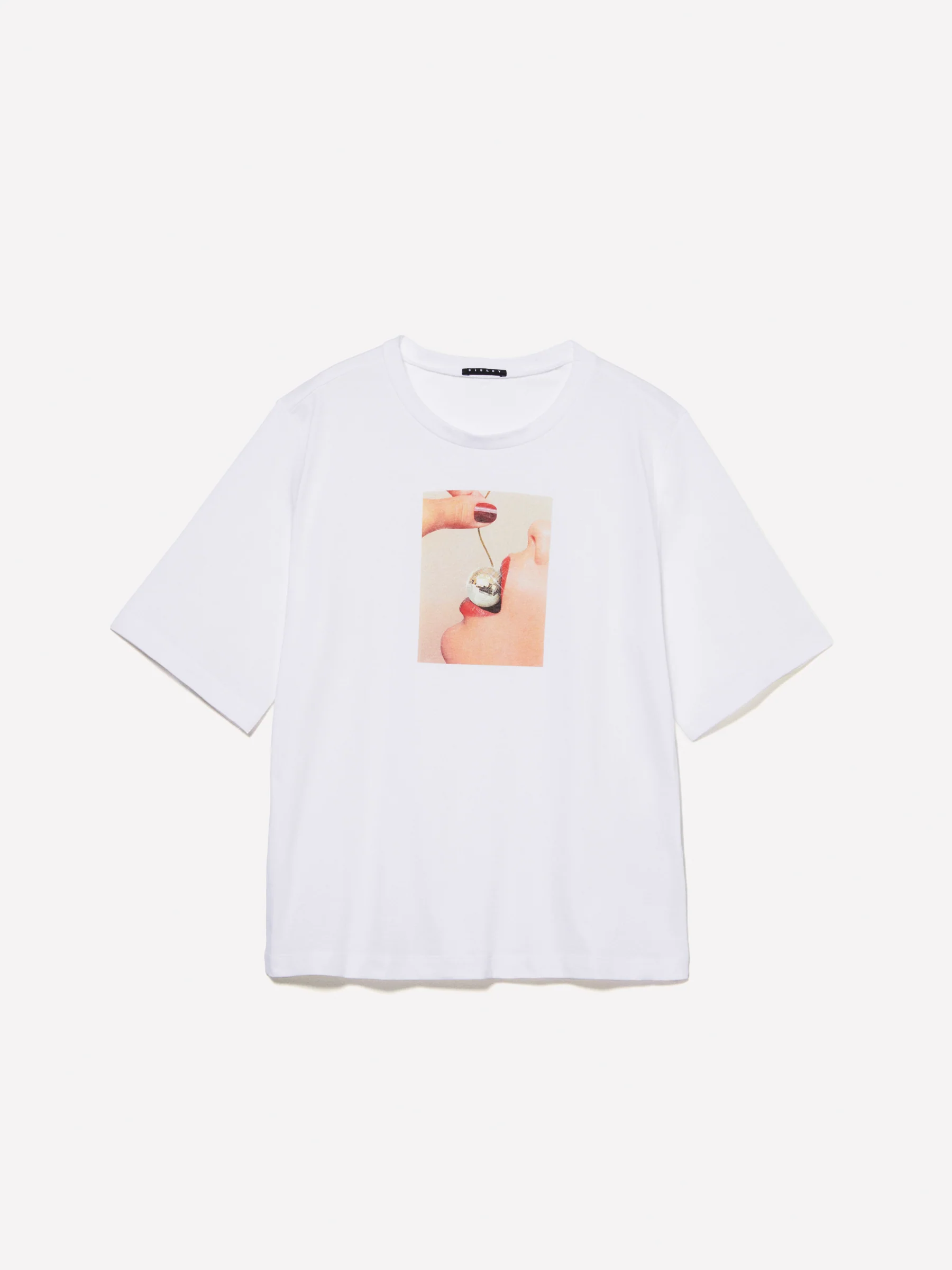 T-shirt boy fit 100% cotone bio con stampa