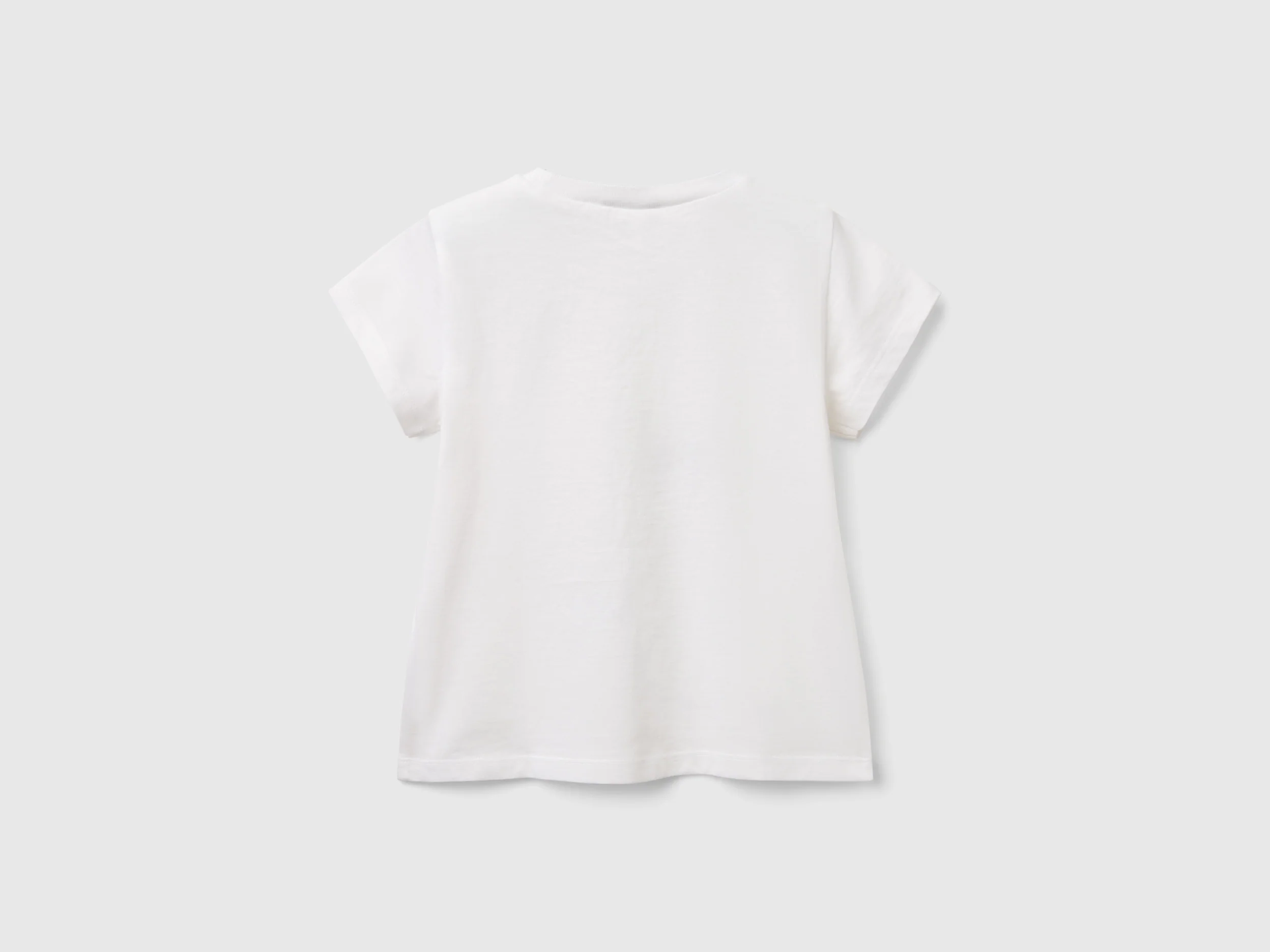 T-shirt con applicazione effetto petali - Image 2