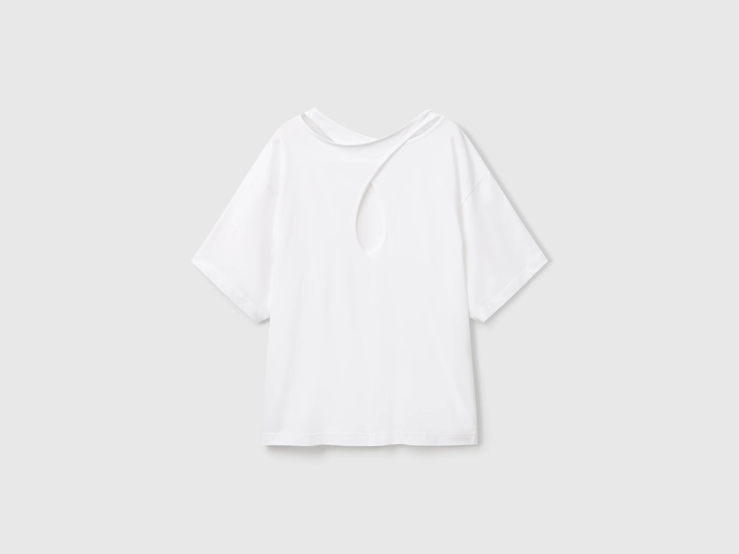T-shirt con incrocio sul retro - Image 2