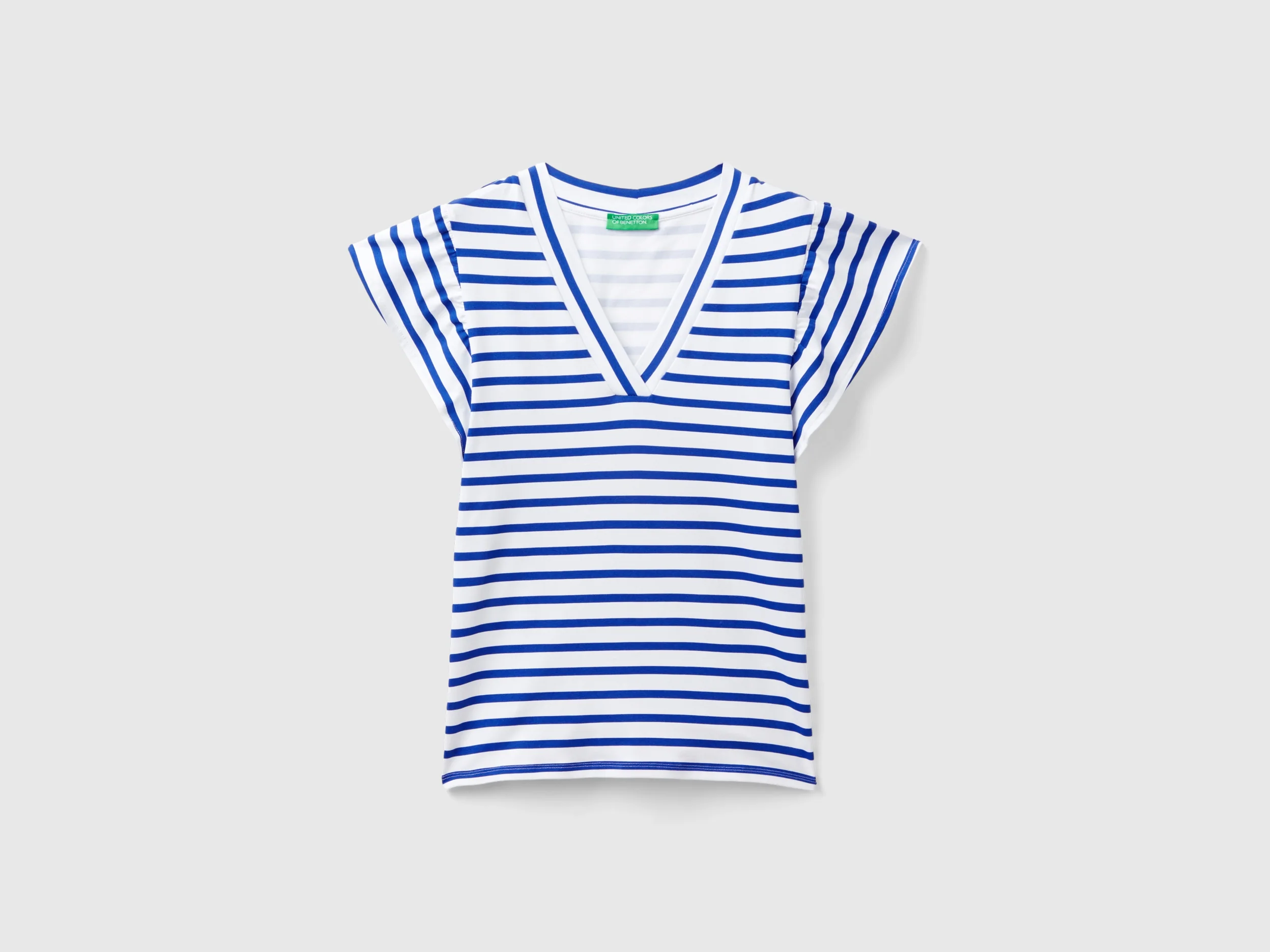 T-shirt con manica ad aletta