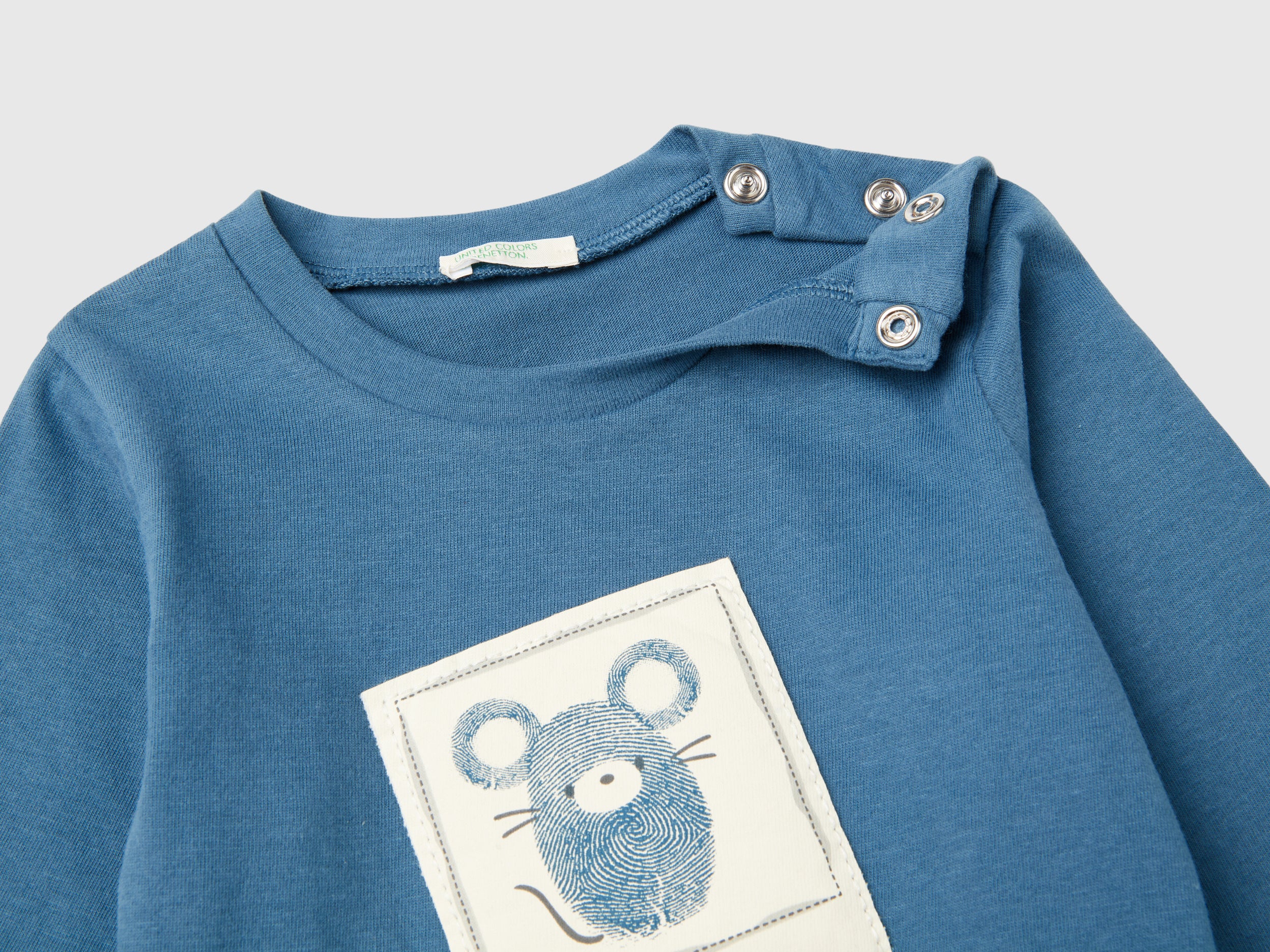 T-shirt con patch animaletto - Image 3