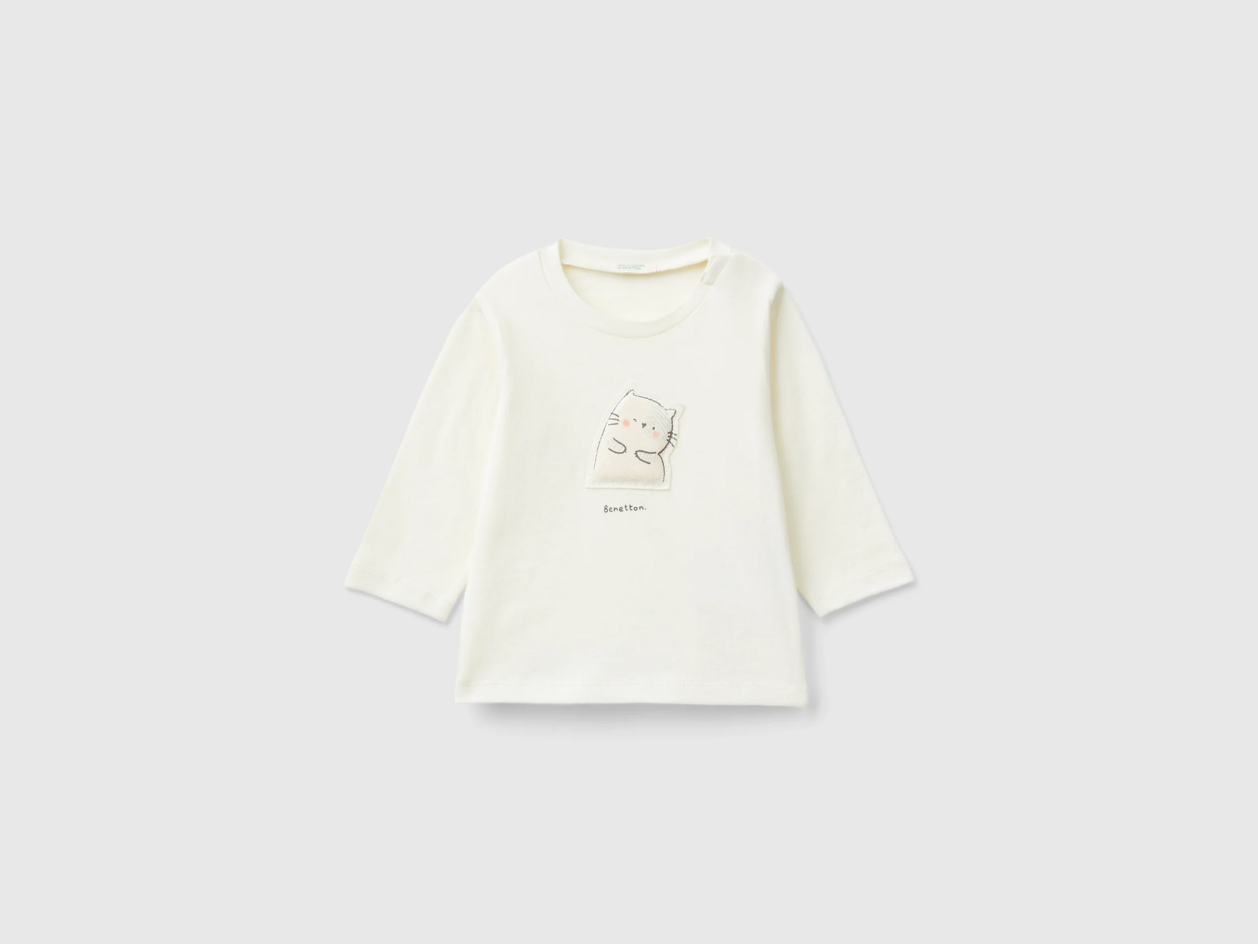 T-shirt con patch animaletto