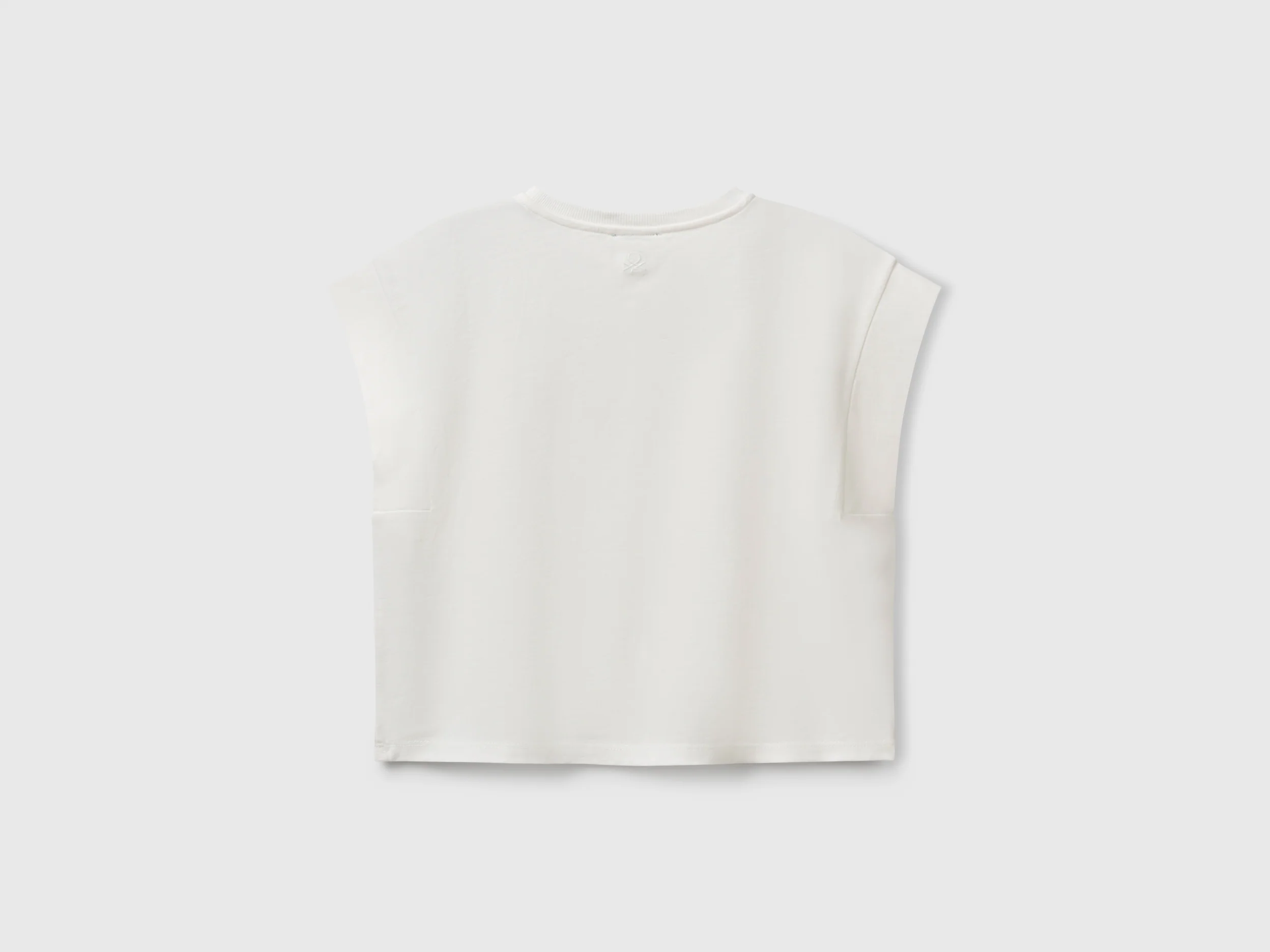 T-shirt con patch macramè - Image 2