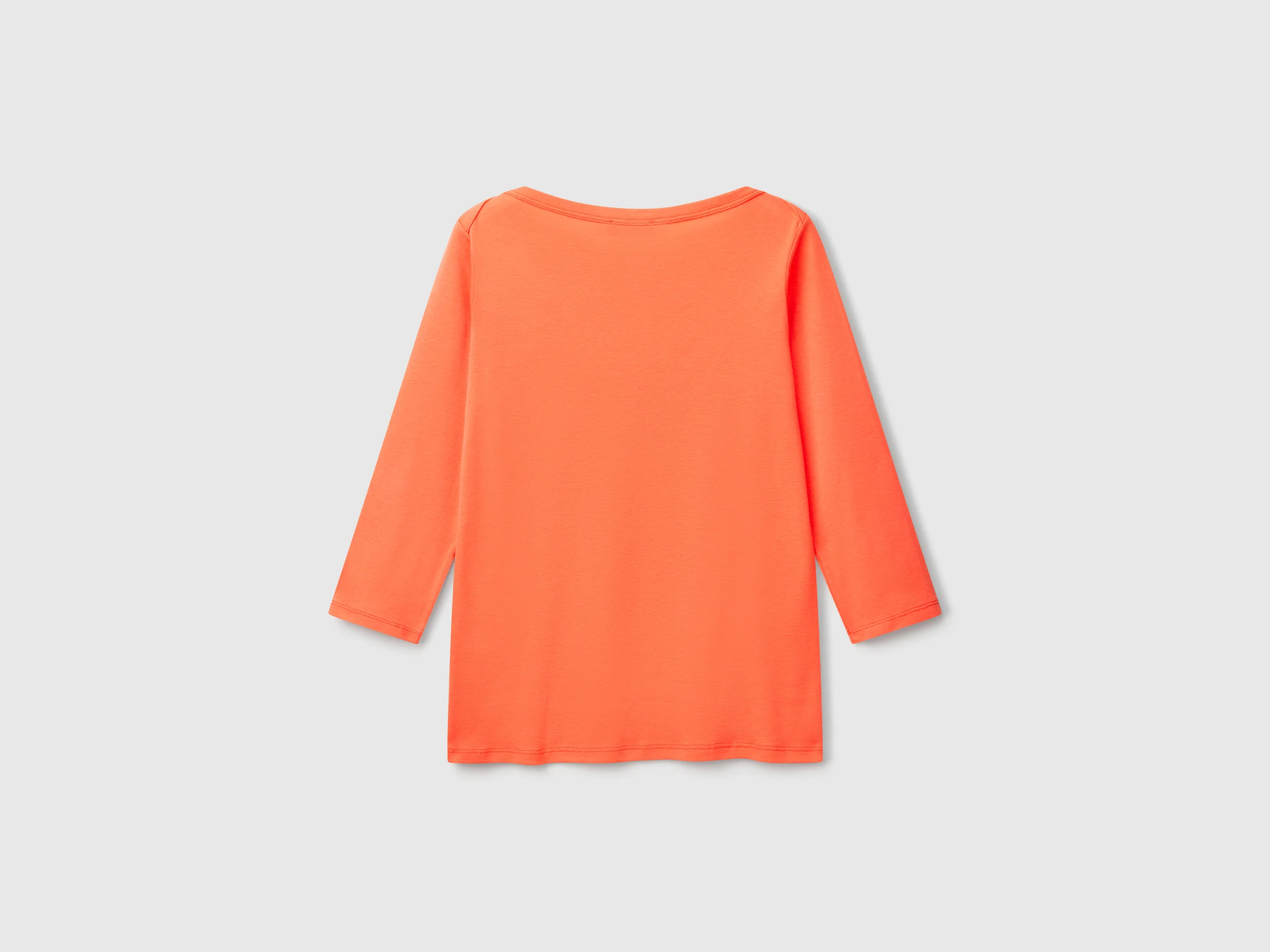 T-shirt con scollo a barchetta 100% cotone - Image 2