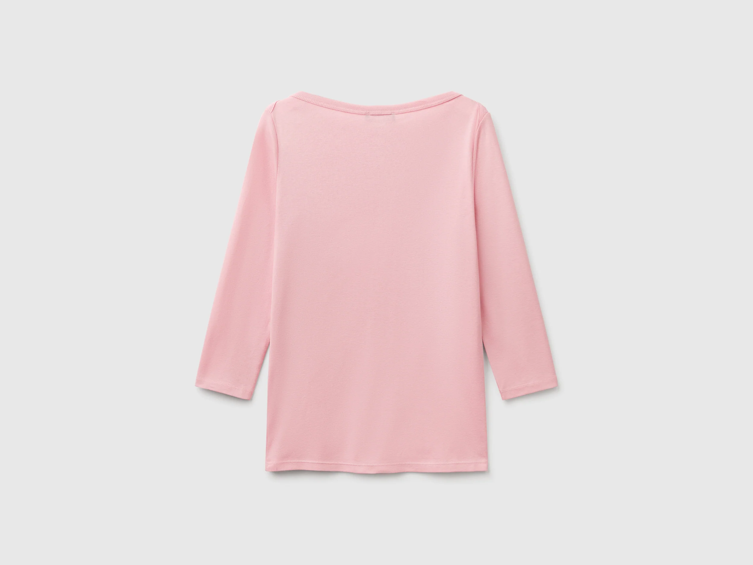 T-shirt con scollo a barchetta 100% cotone - Image 2
