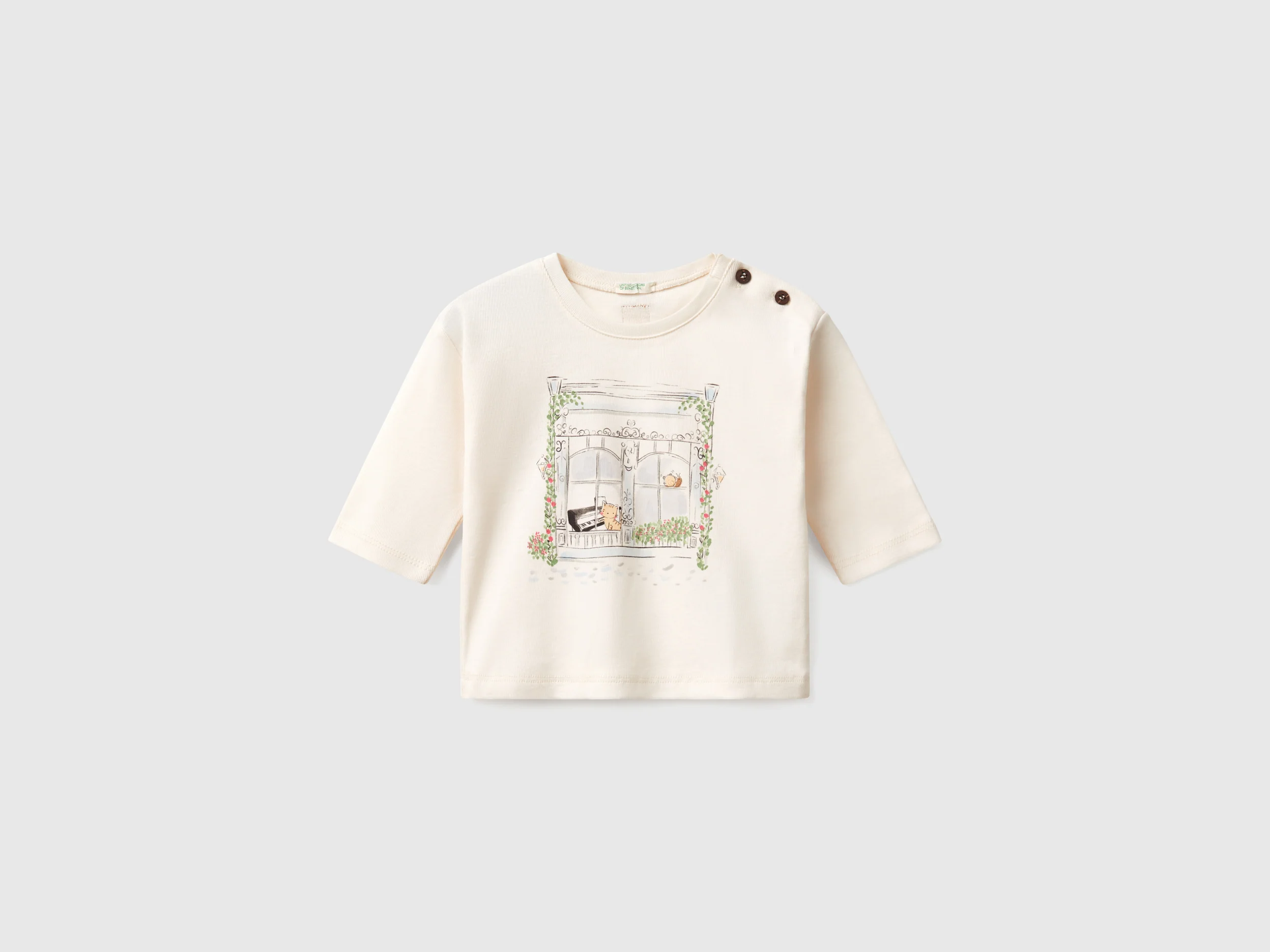 T-shirt con stampa animaletto