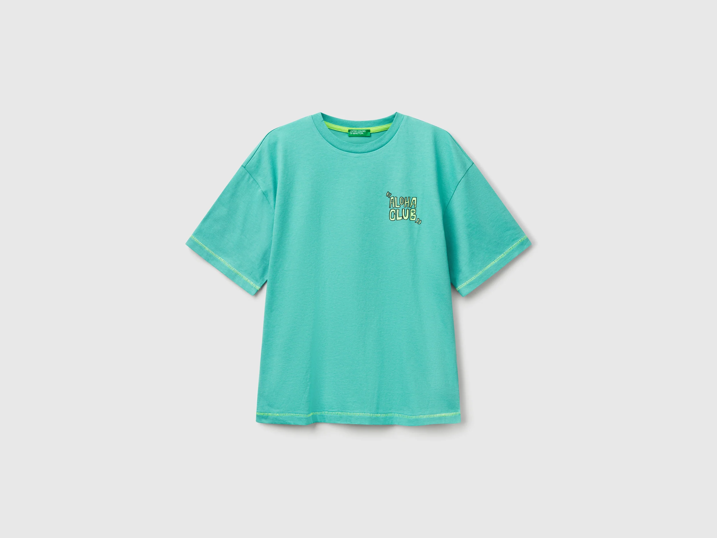 T-shirt con stampa davanti e dietro