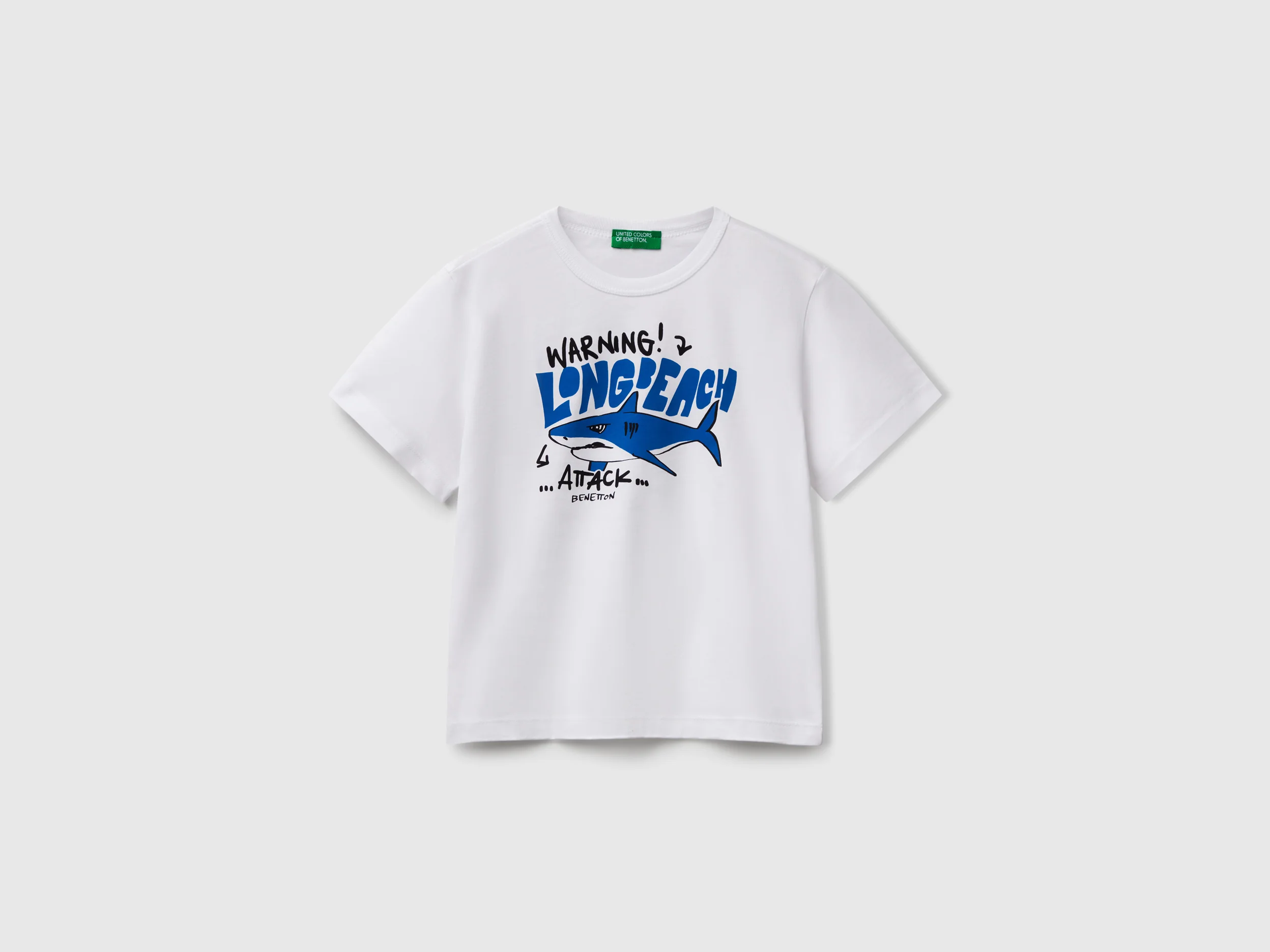 T-shirt con stampa fluo