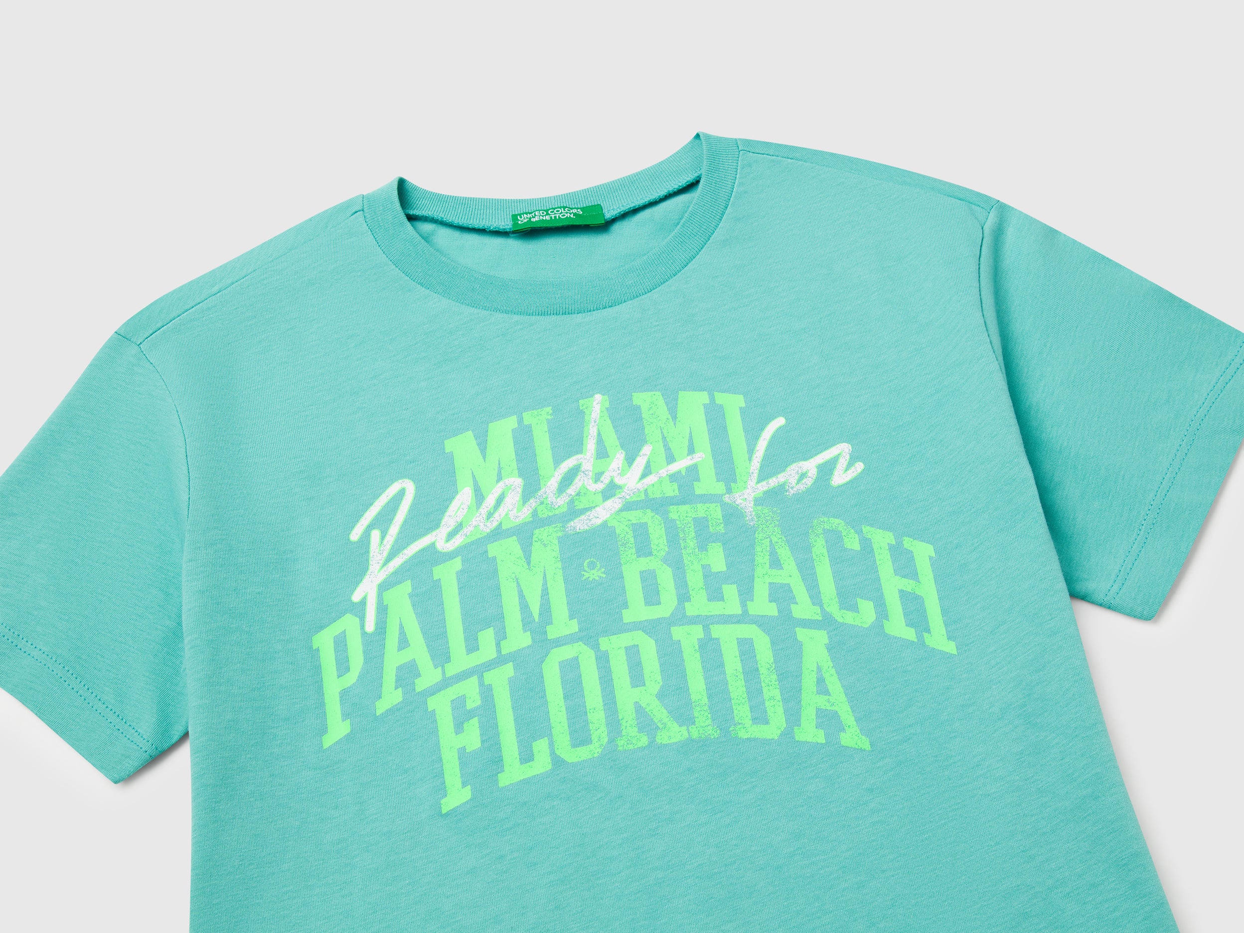 T-shirt con stampa fluo - Image 3