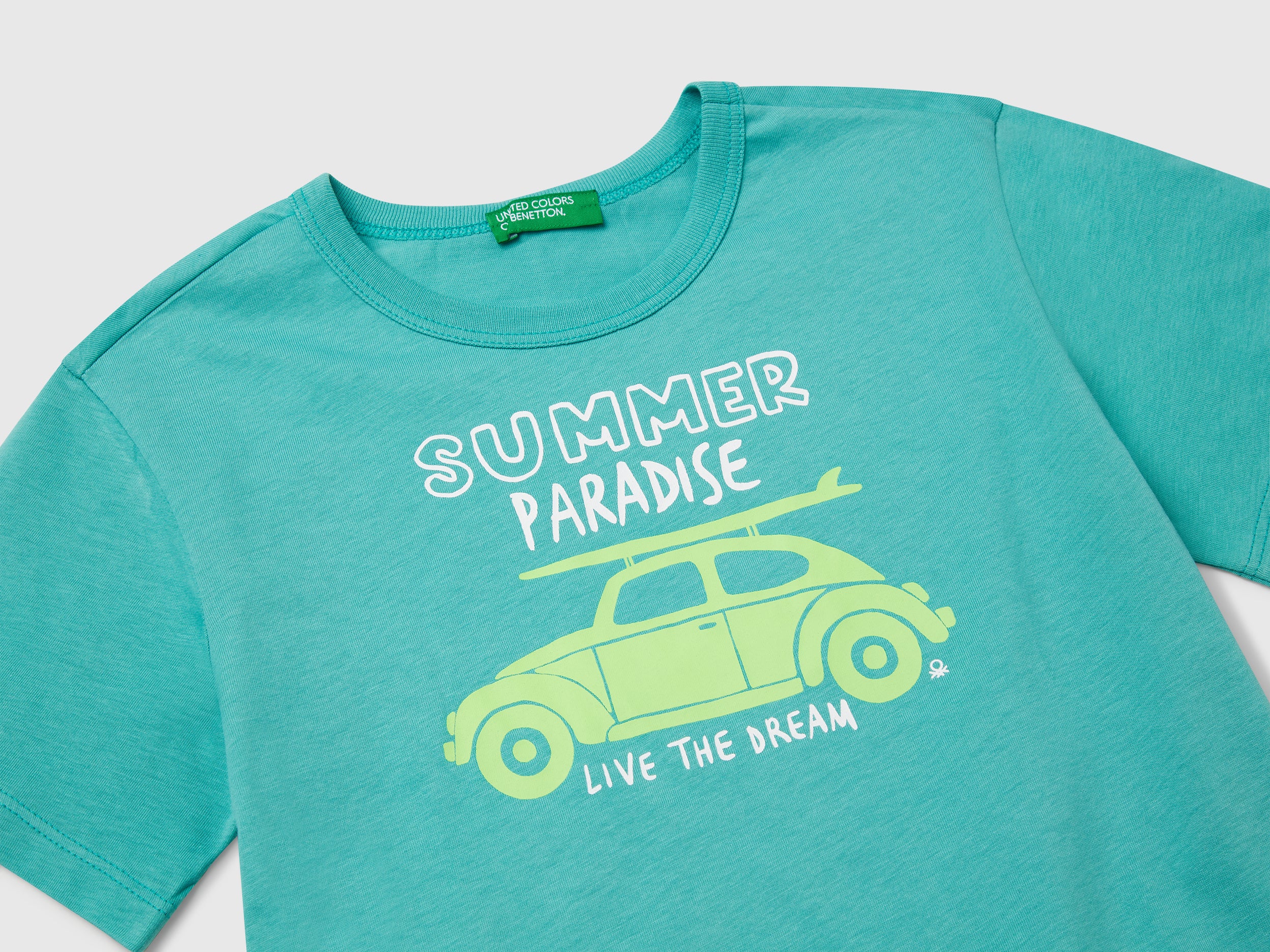 T-shirt con stampa fluo - Image 3