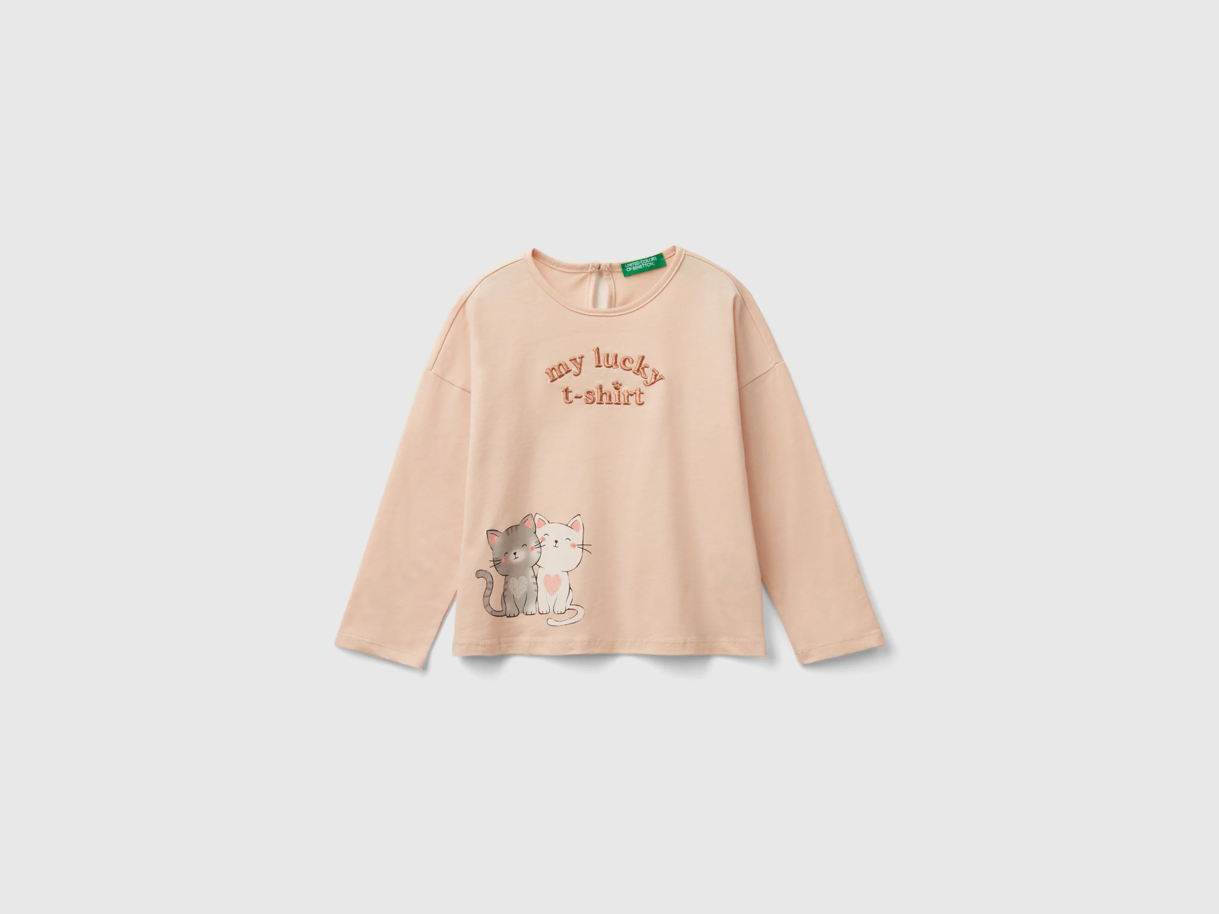 T-shirt con stampa gattini