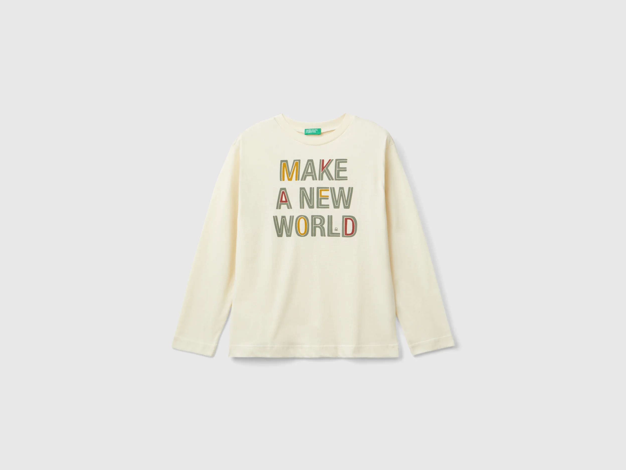 T-shirt con stampa in caldo cotone bio