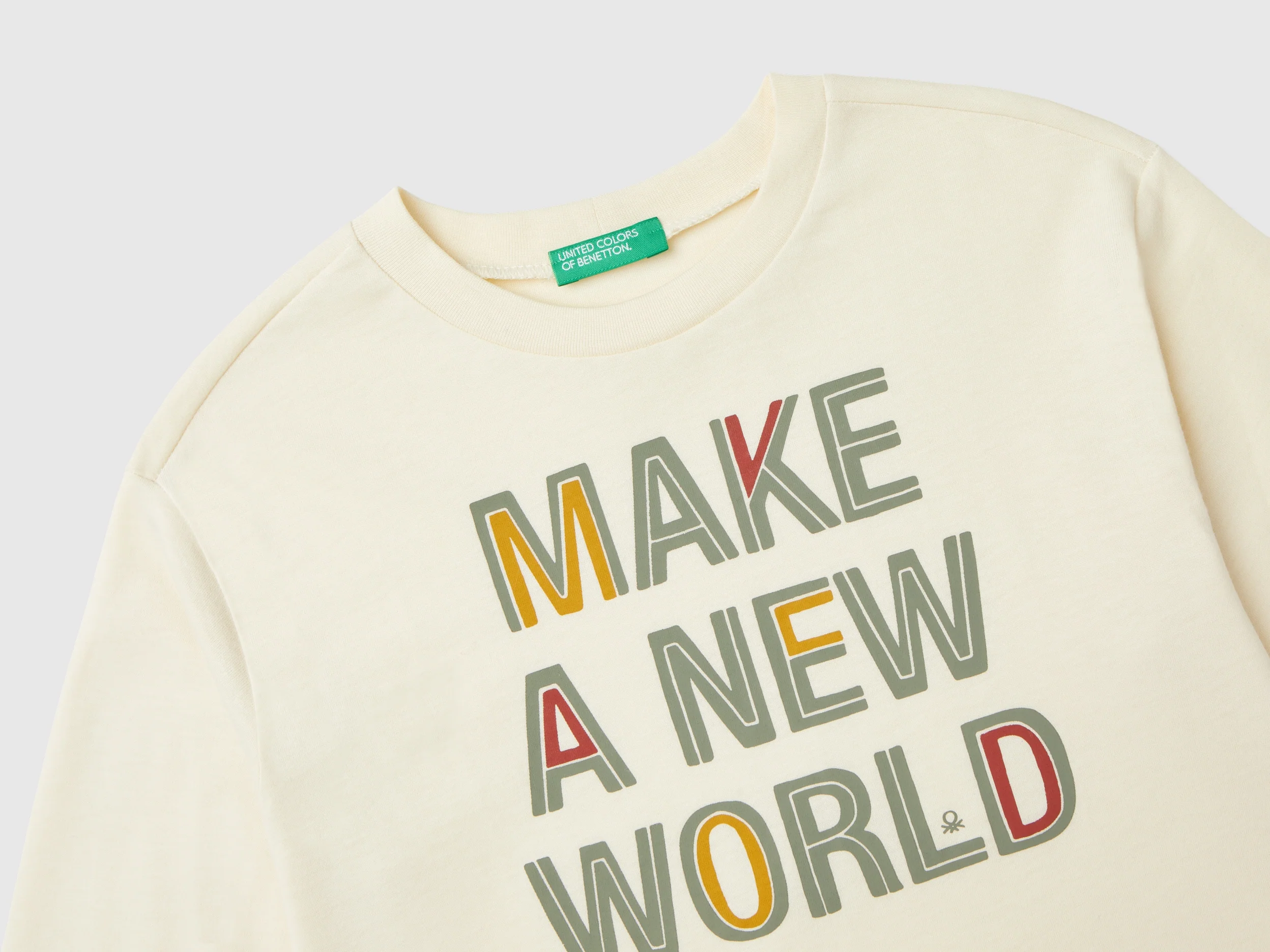 T-shirt con stampa in caldo cotone bio - Image 3