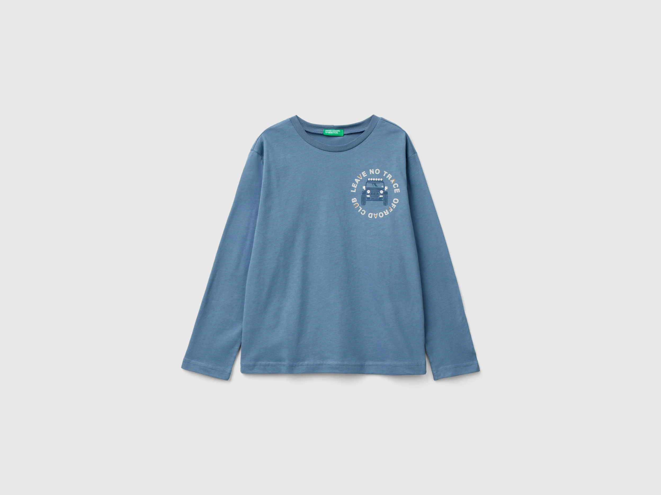 T-shirt con stampa in caldo cotone bio