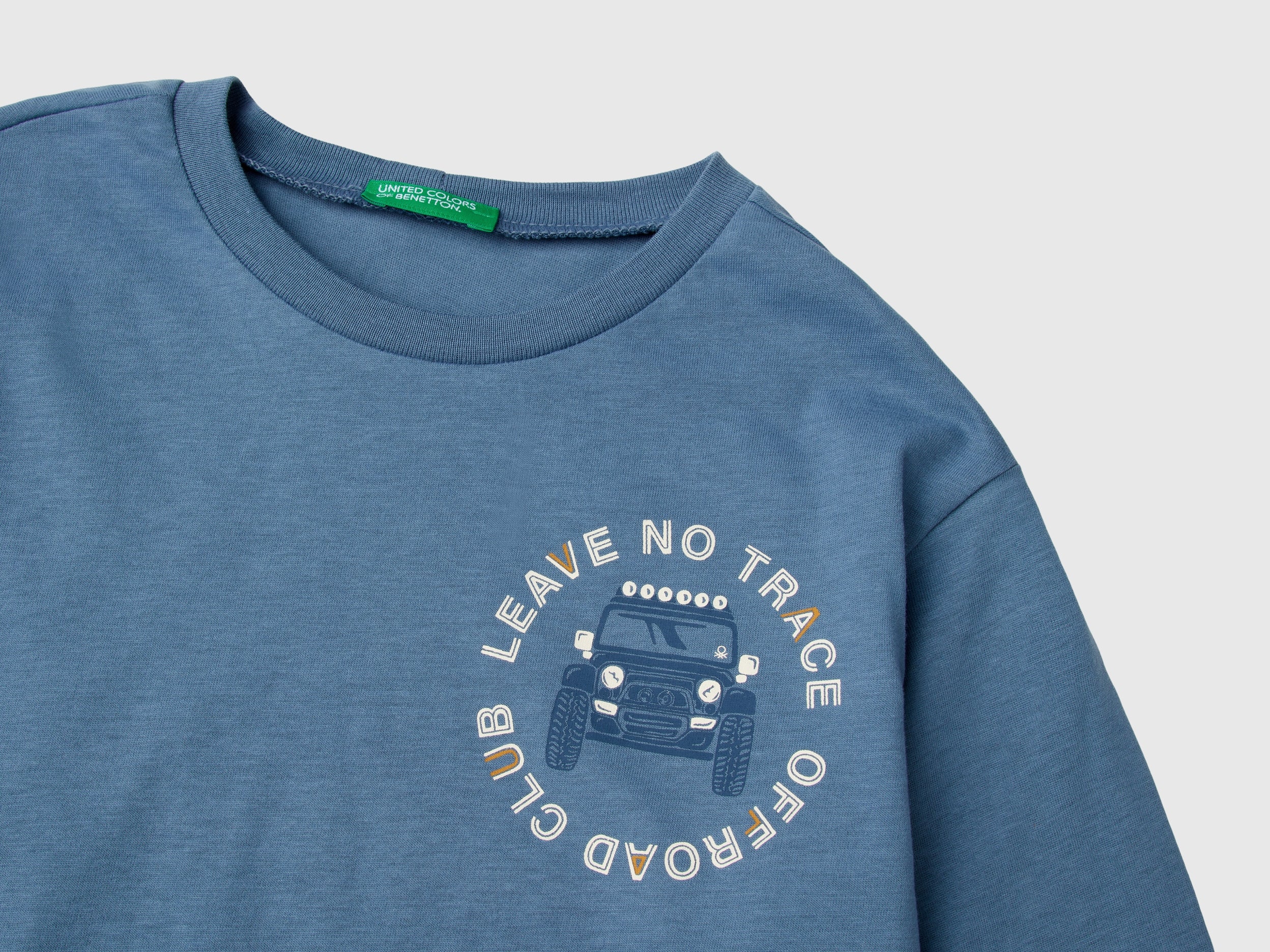 T-shirt con stampa in caldo cotone bio - Image 3