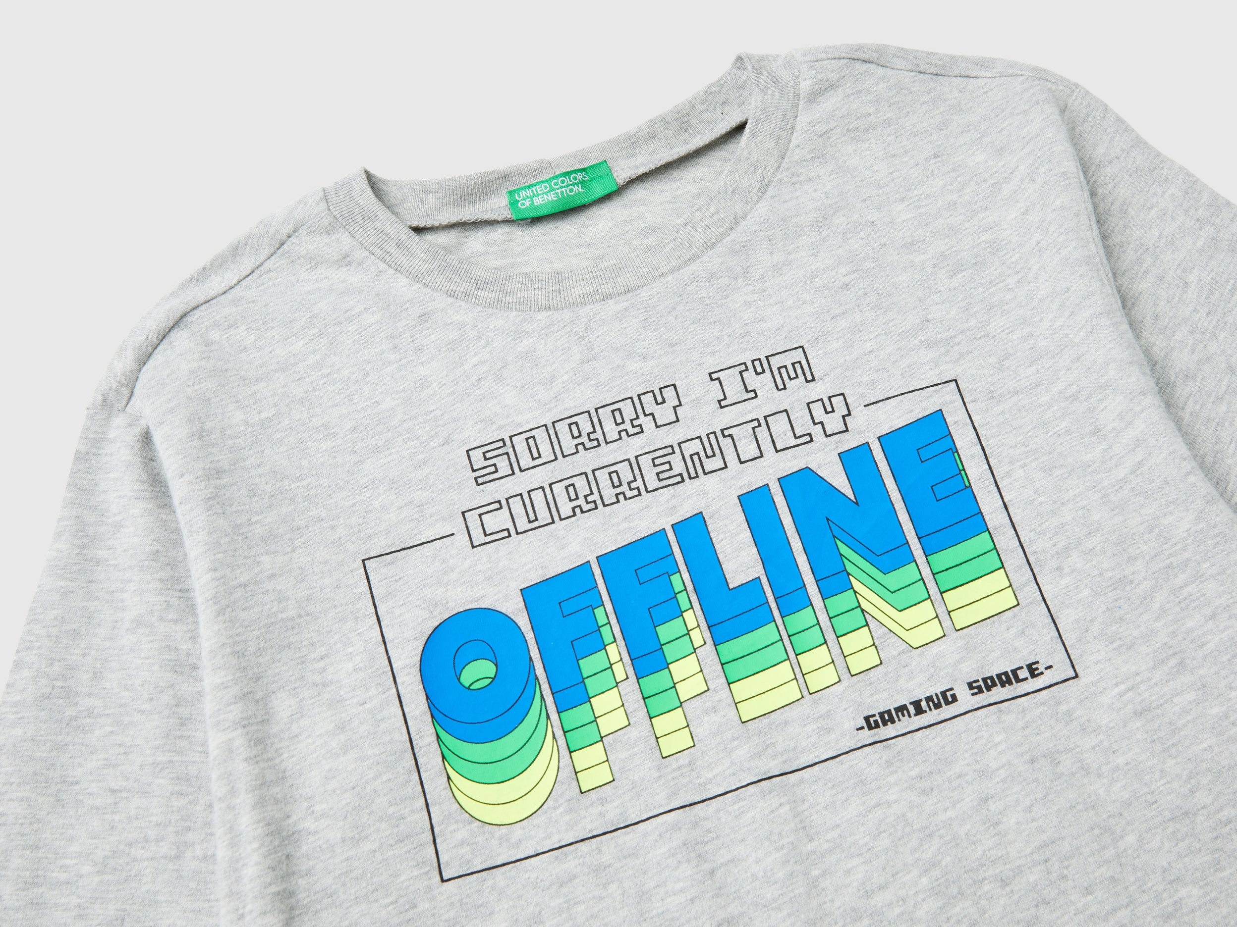 T-shirt con stampa in caldo cotone bio - Image 3