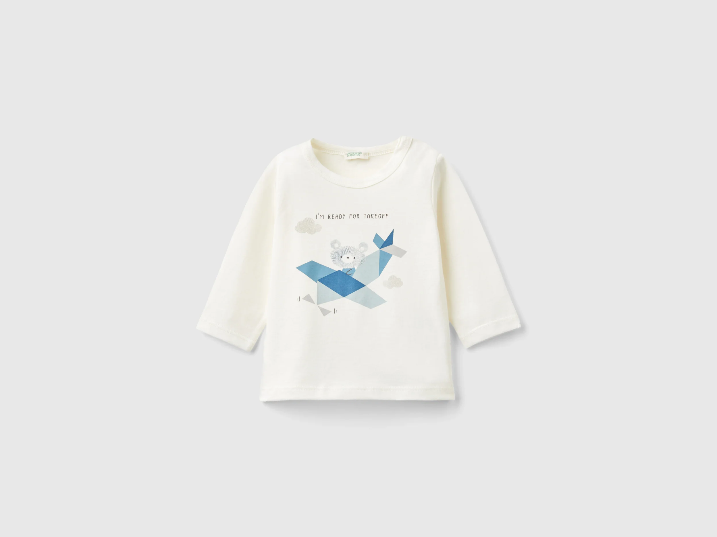 T-shirt con stampa in caldo cotone bio