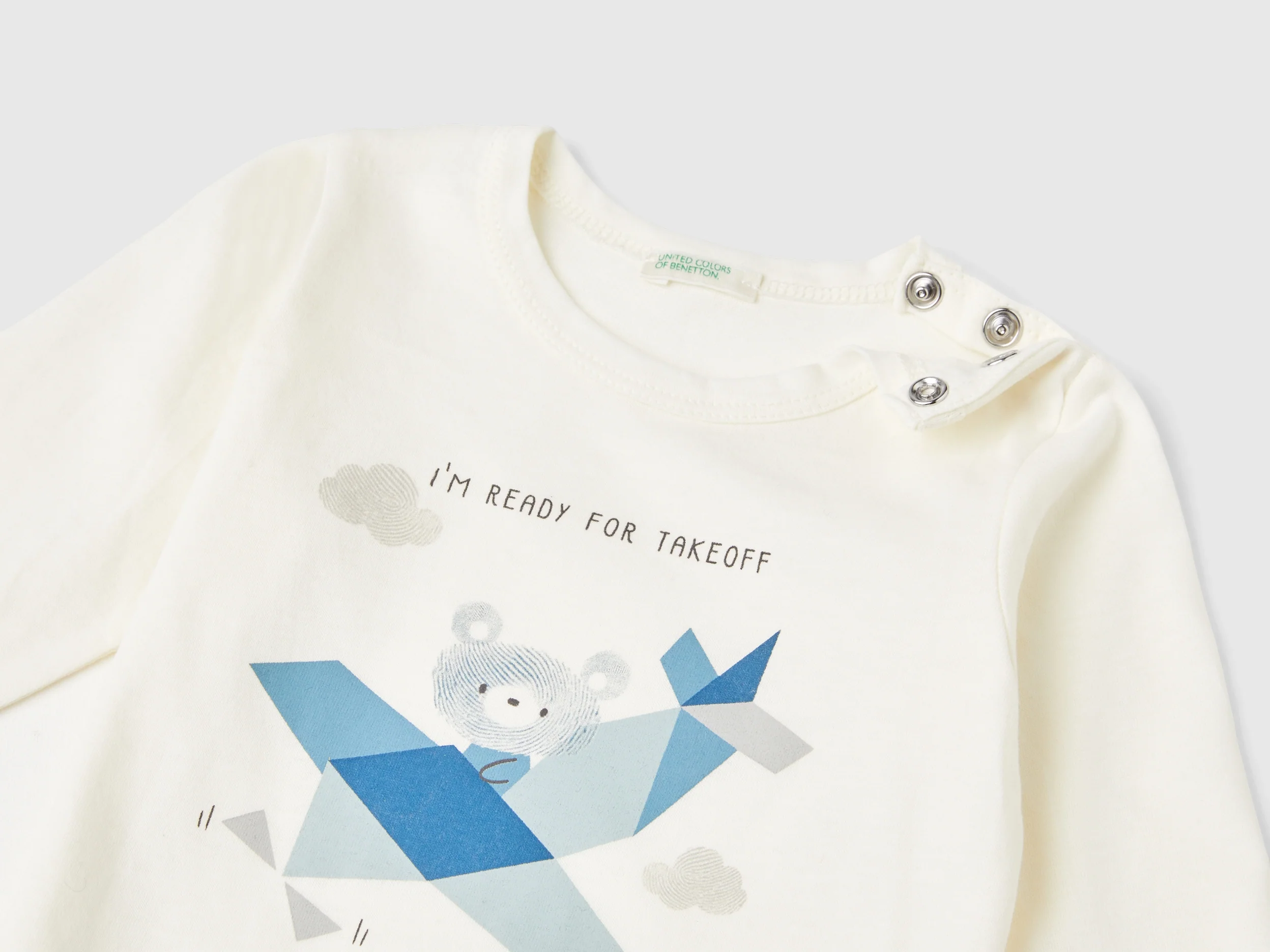 T-shirt con stampa in caldo cotone bio - Image 3