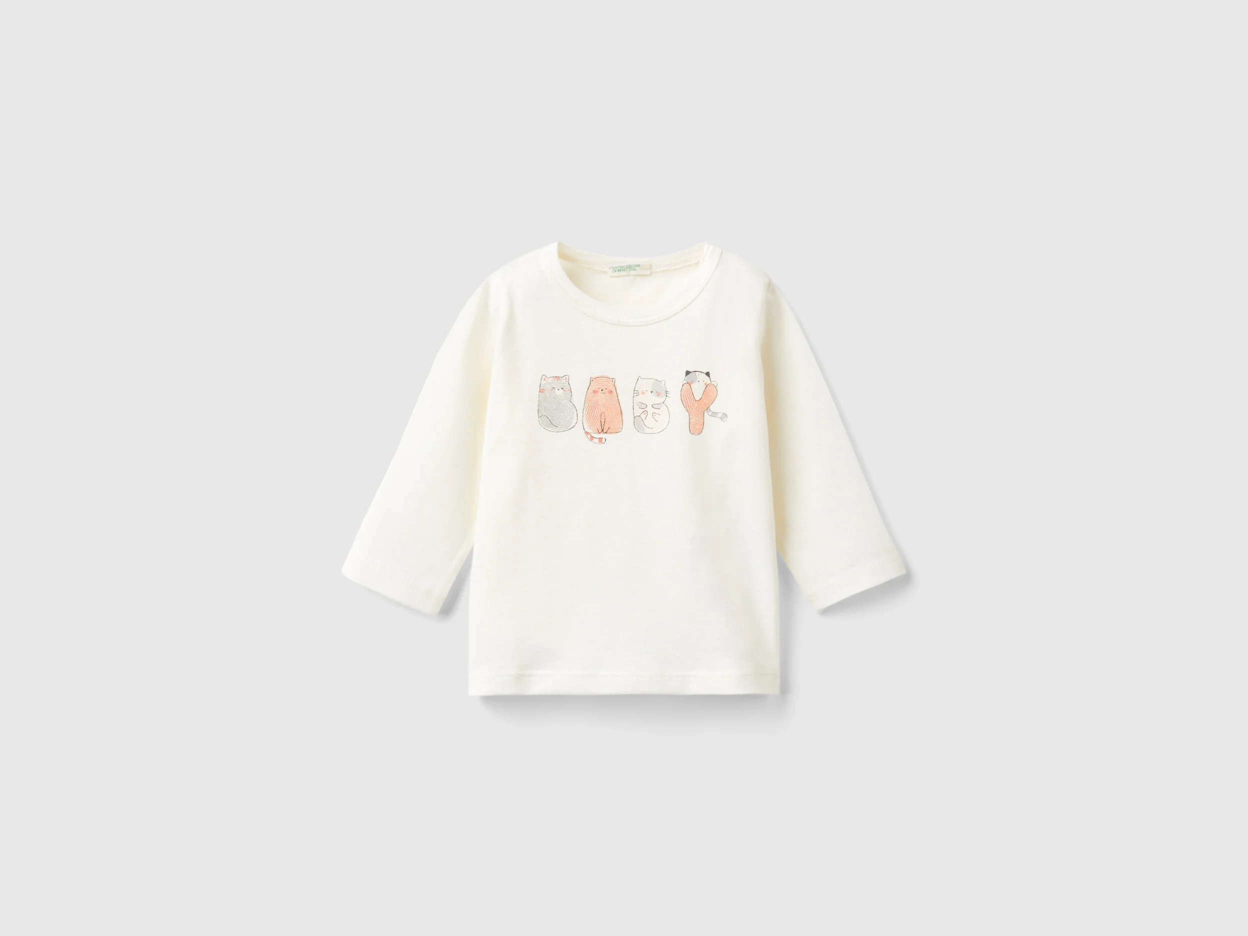 T-shirt con stampa in caldo cotone bio