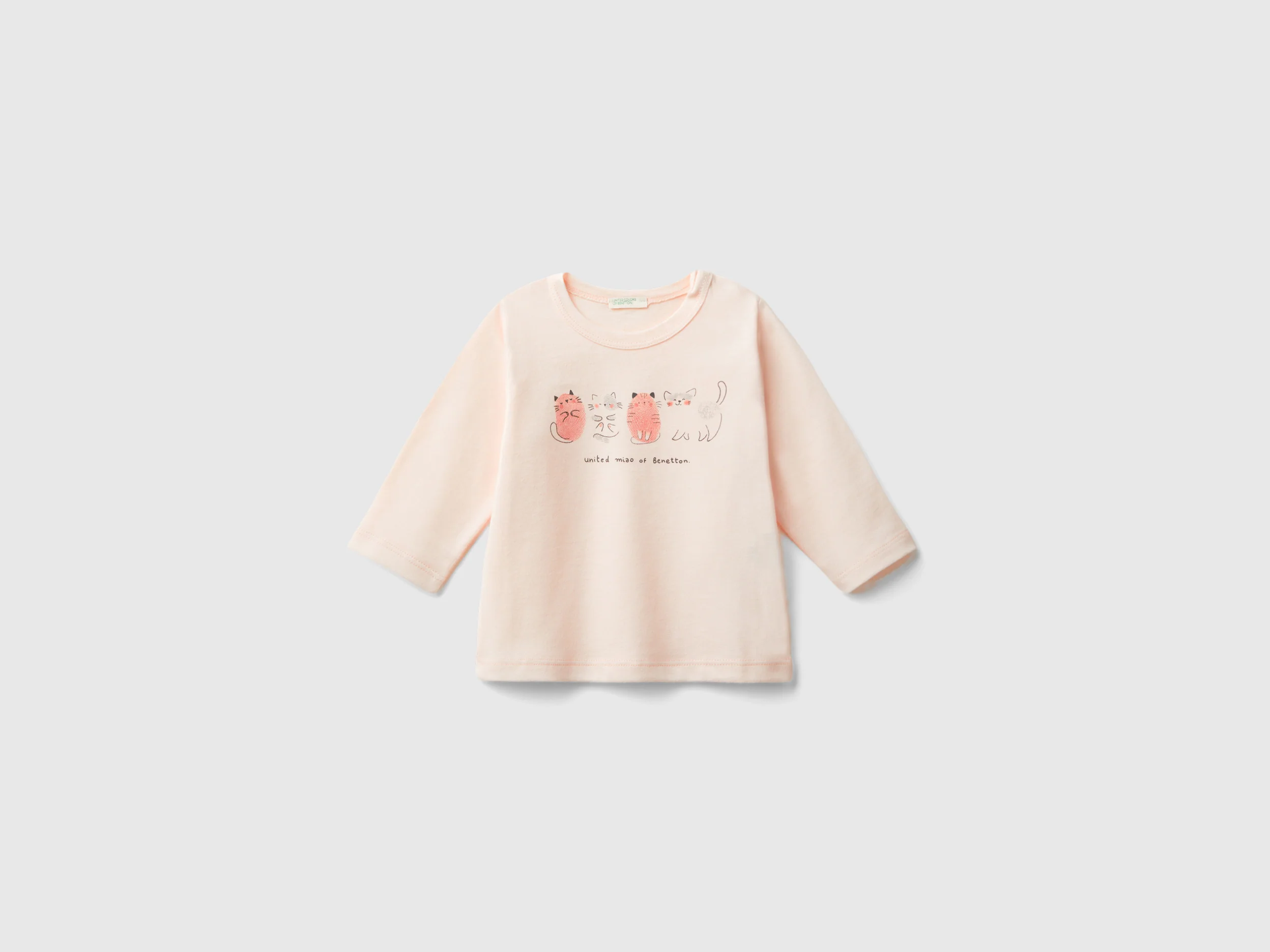 T-shirt con stampa in caldo cotone bio