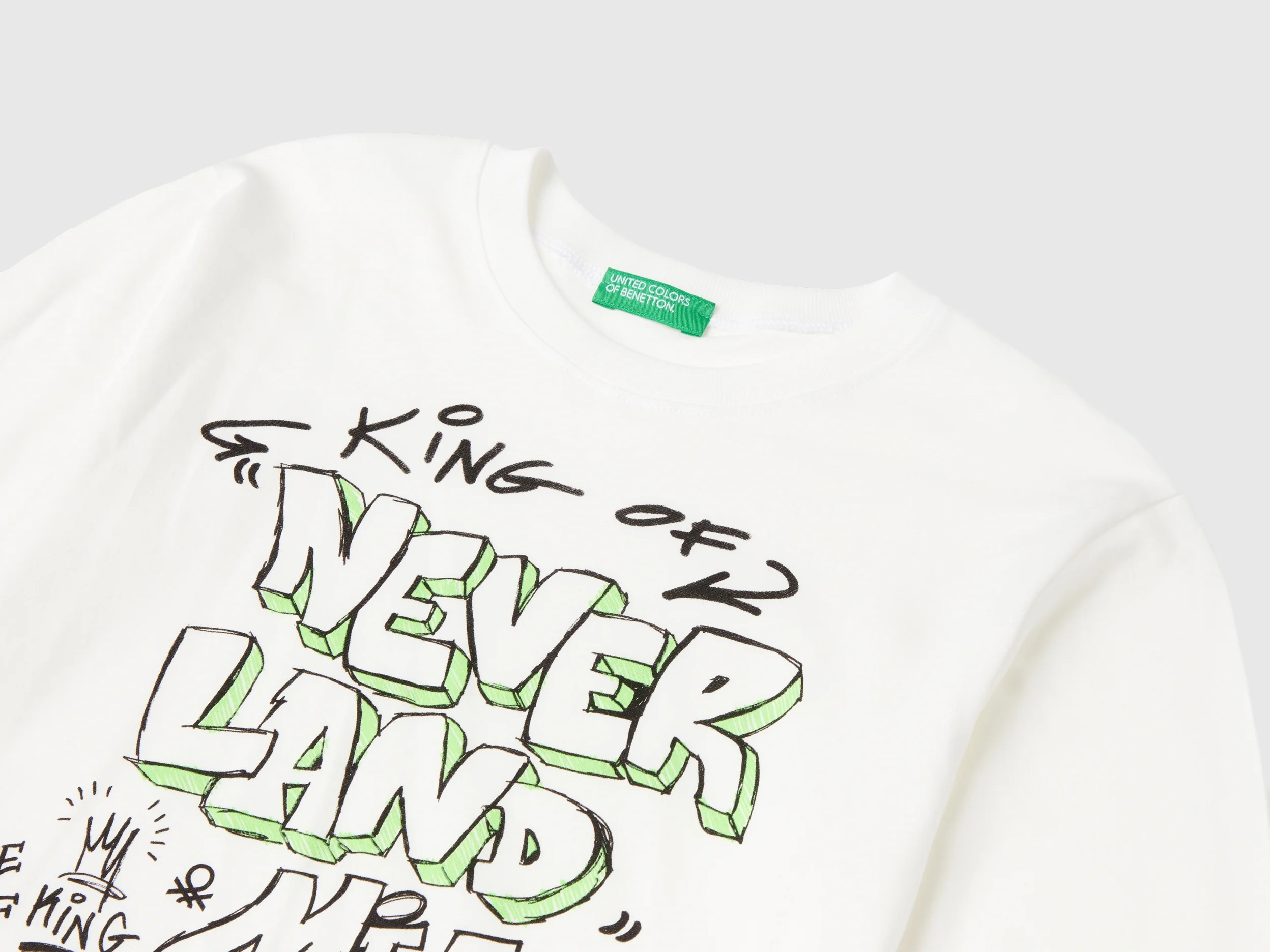 T-shirt con stampa in cotone - Image 3