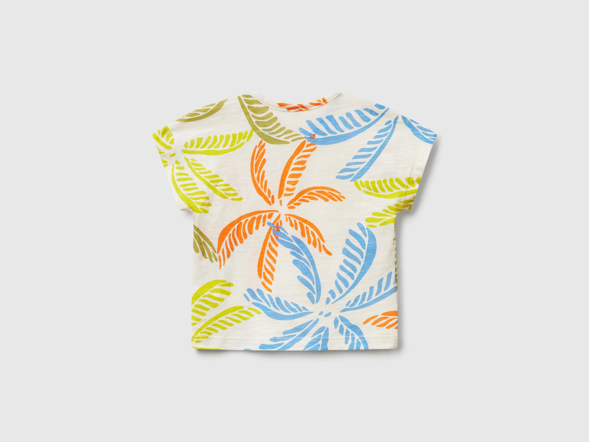T-shirt con stampa tropicale - Image 2