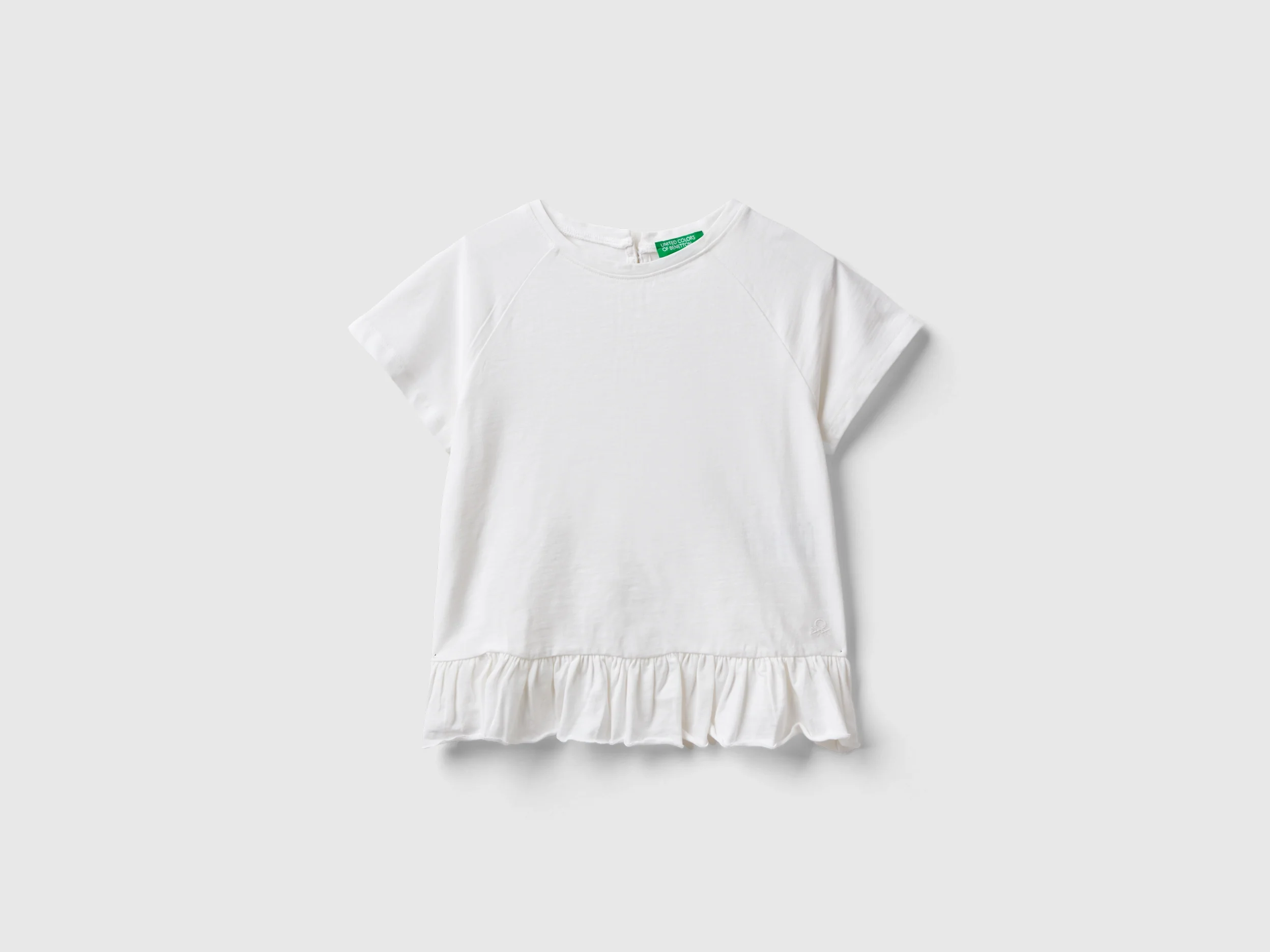 T-shirt con volant