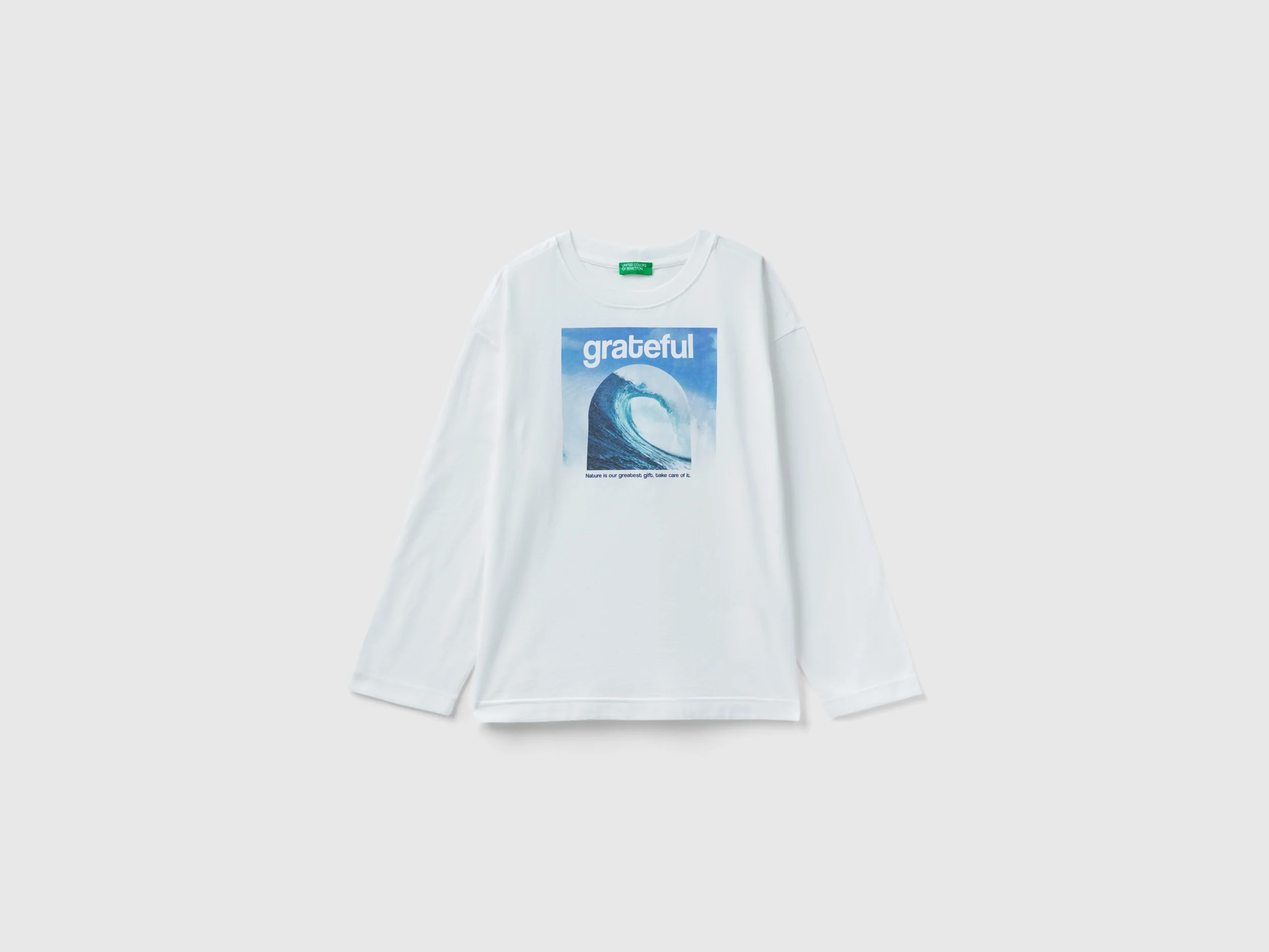 T-shirt in caldo cotone con stampa