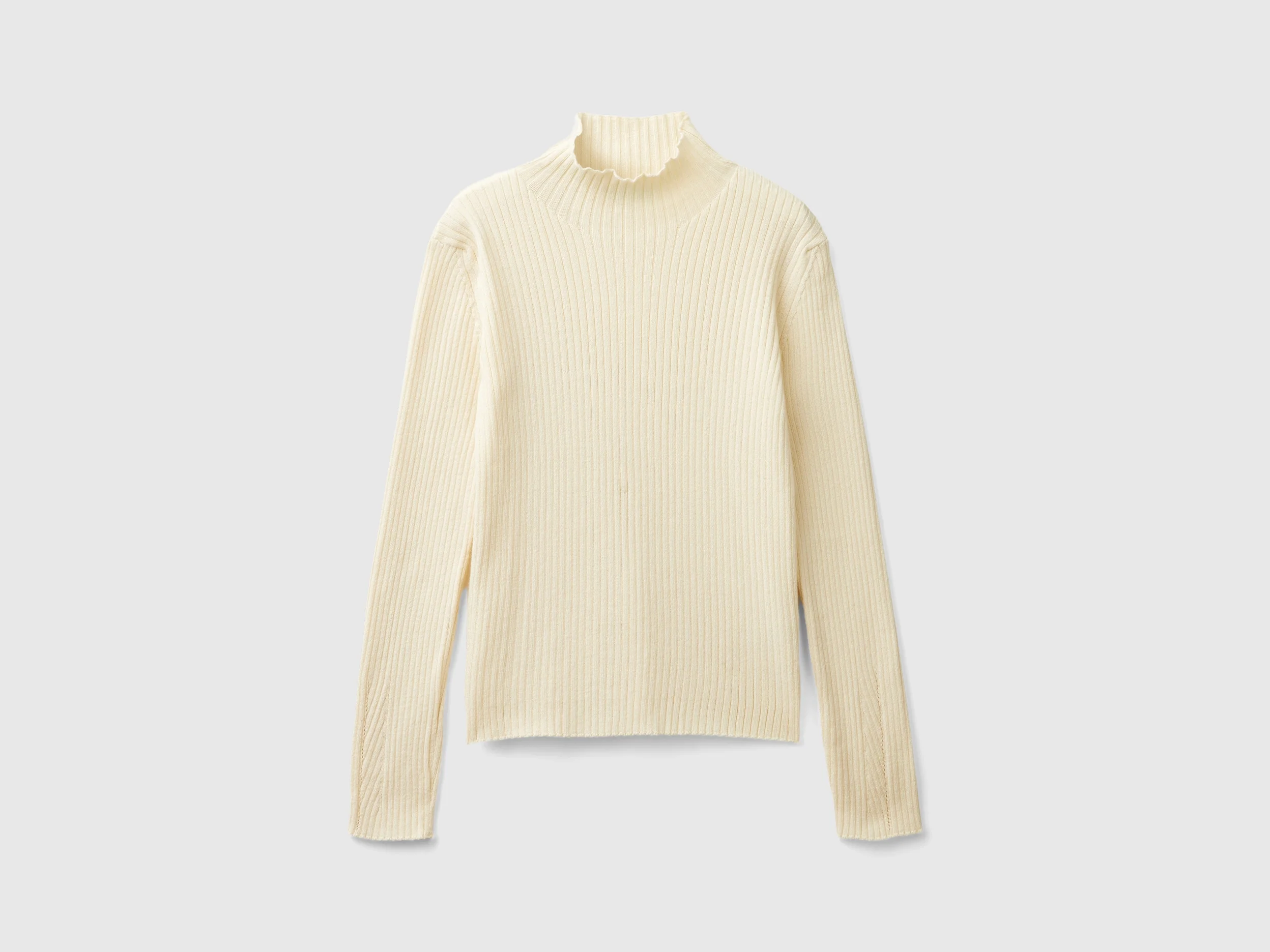 T-shirt lupetto in misto cotone