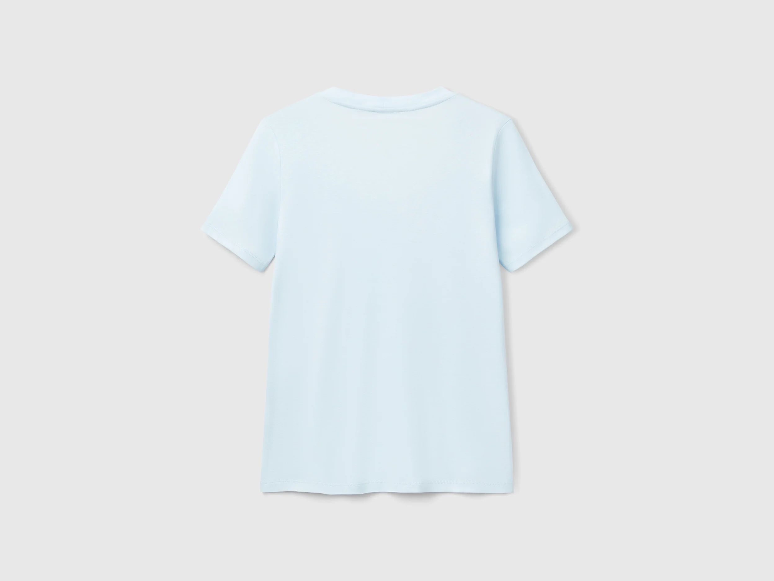 T-shirt manica corta in cotone a fibra lunga - Image 2