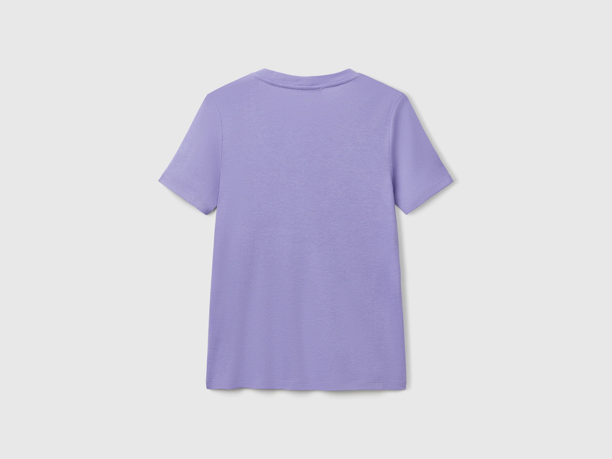 T-shirt manica corta in cotone a fibra lunga - Image 2