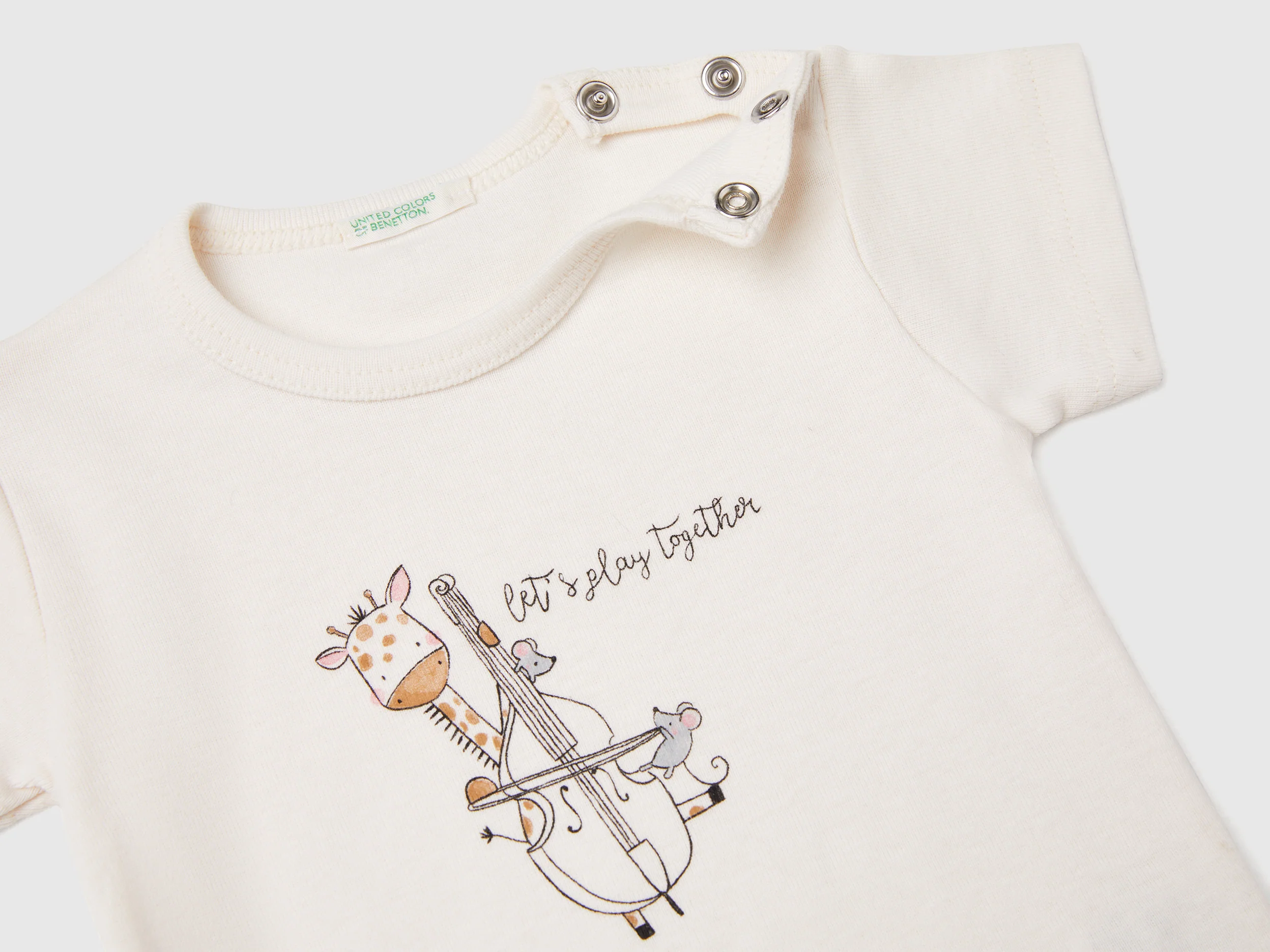 T-shirt manica corta in cotone - Image 3