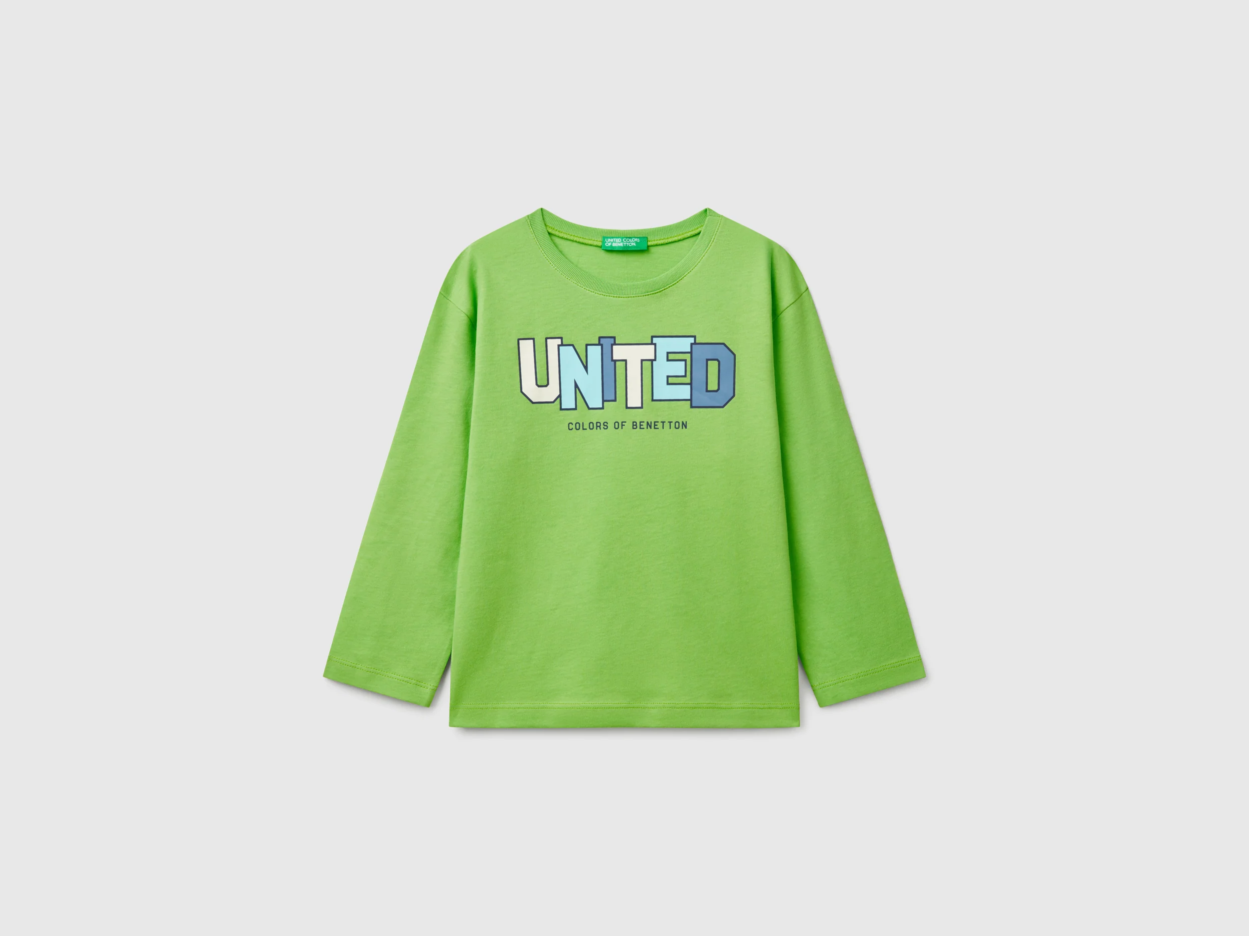 T-shirt manica lunga in cotone