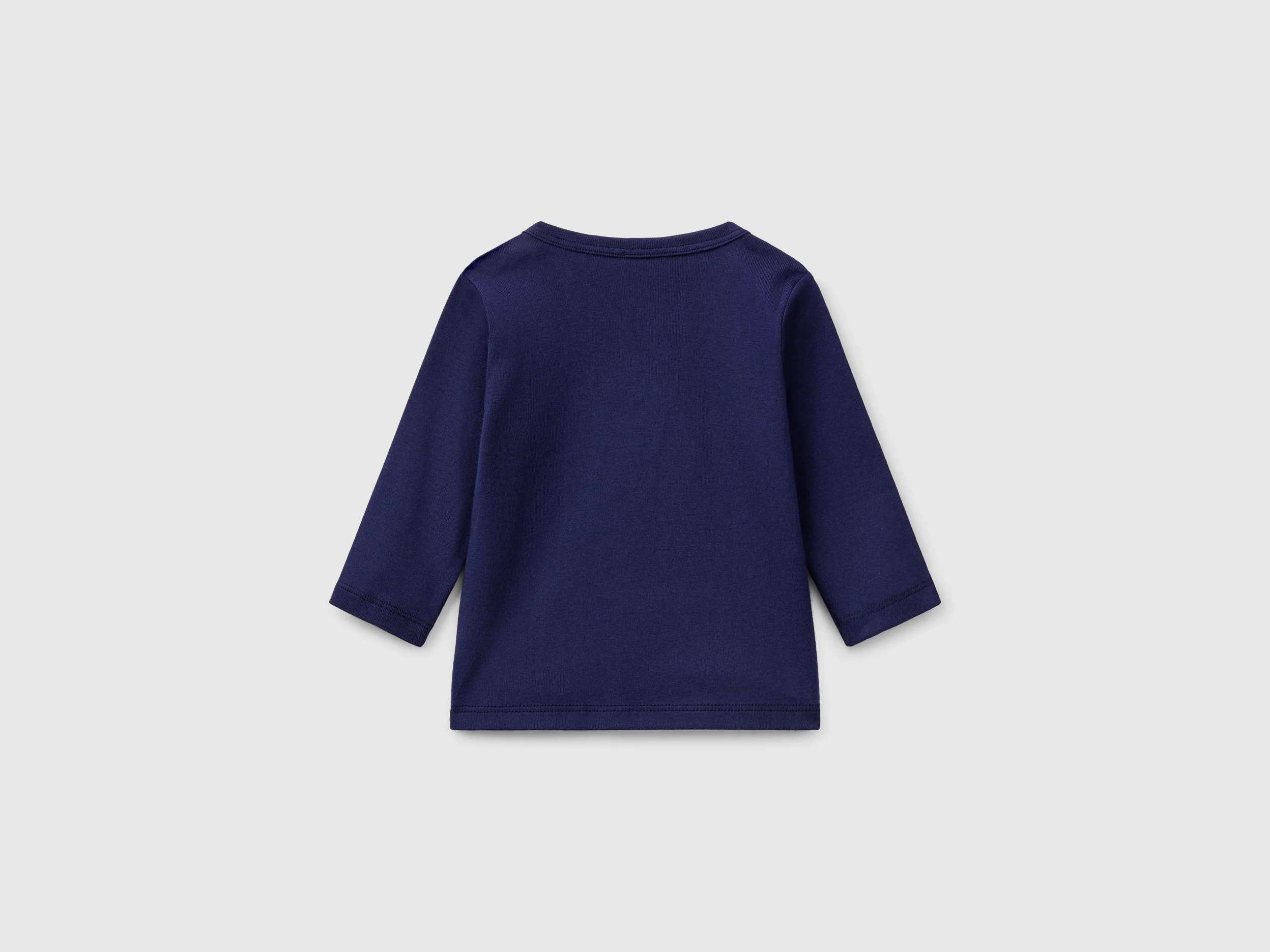 T-shirt manica lunga in cotone - Image 2