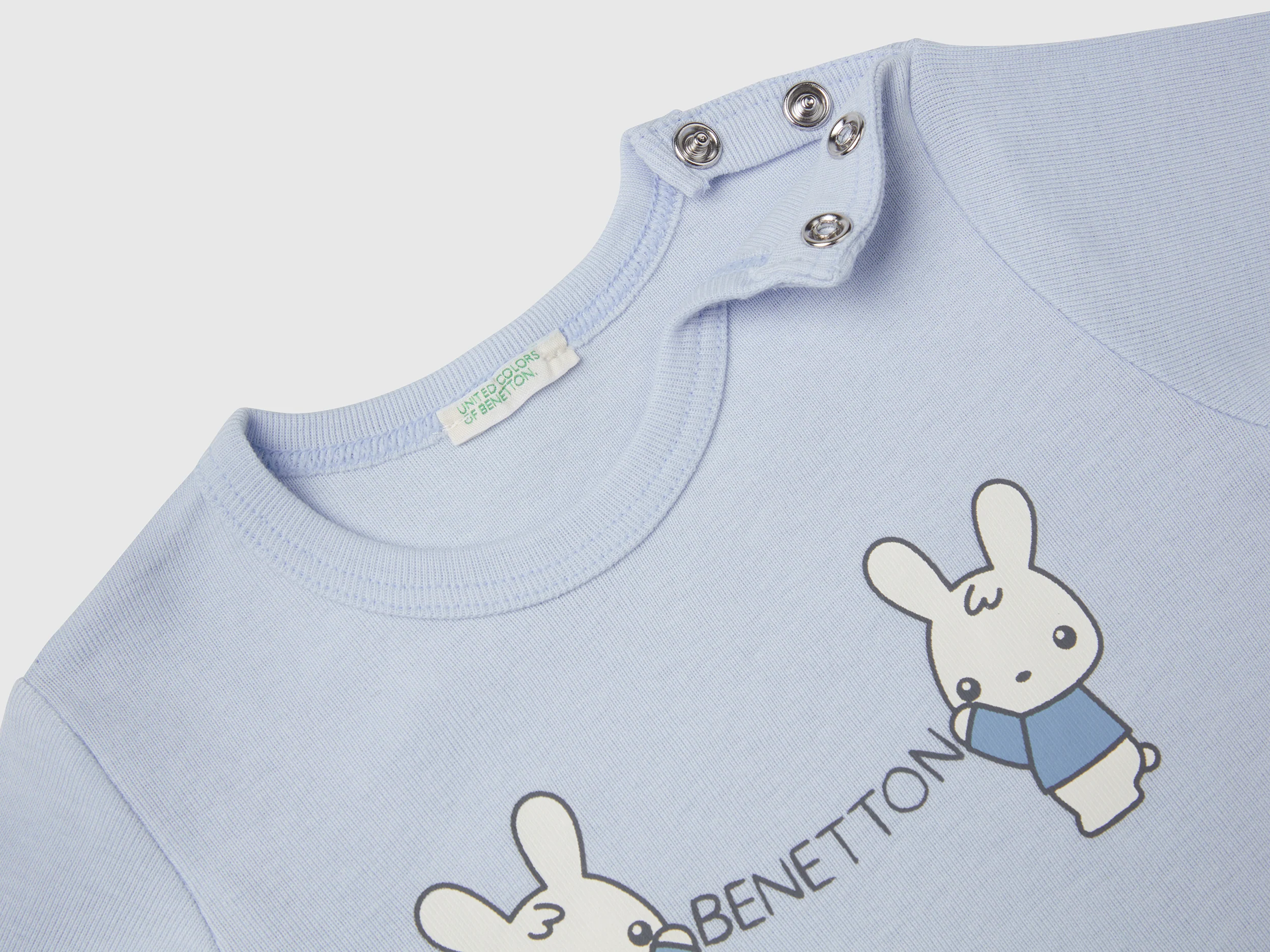 T-shirt manica lunga in cotone - Image 3