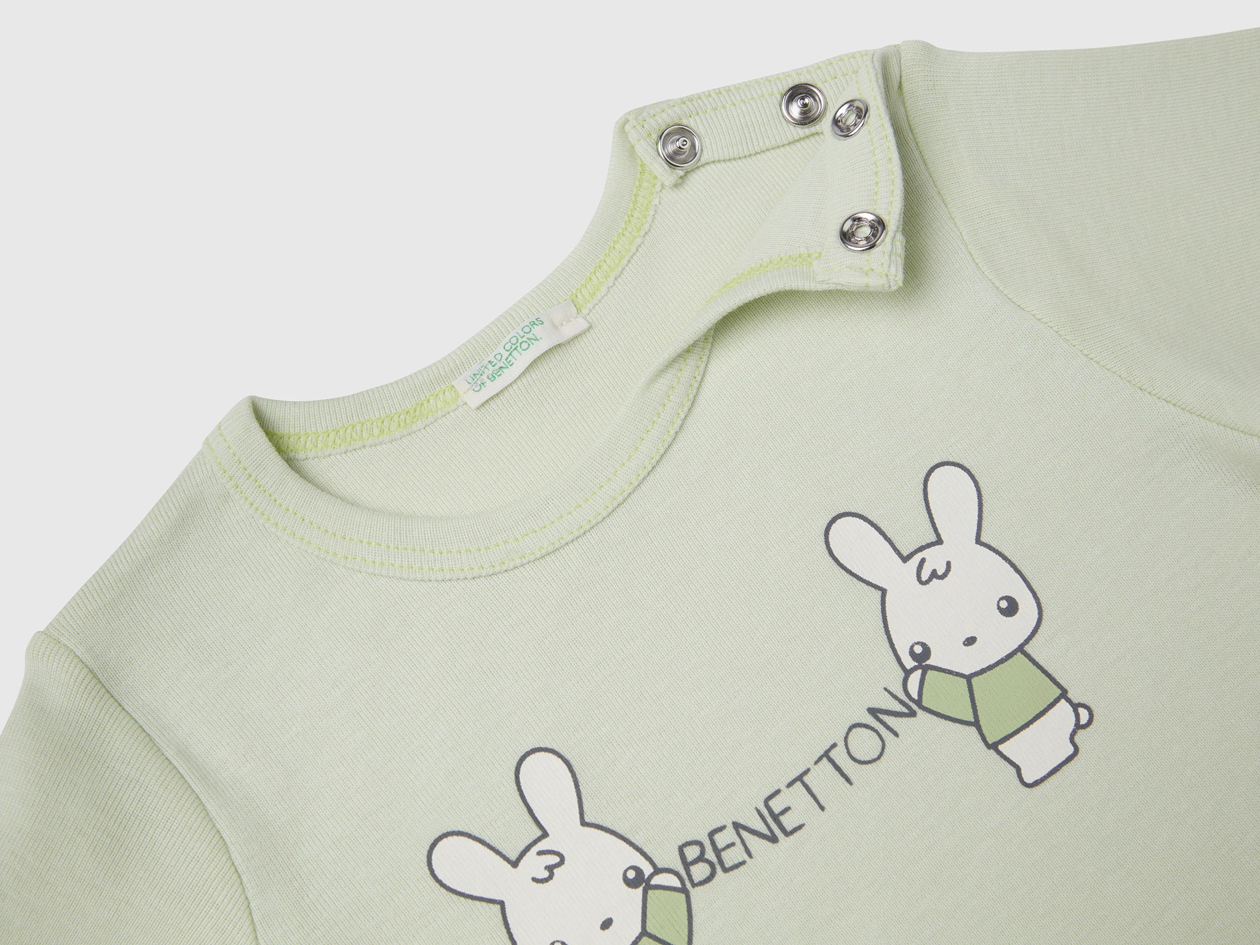 T-shirt manica lunga in cotone - Image 3