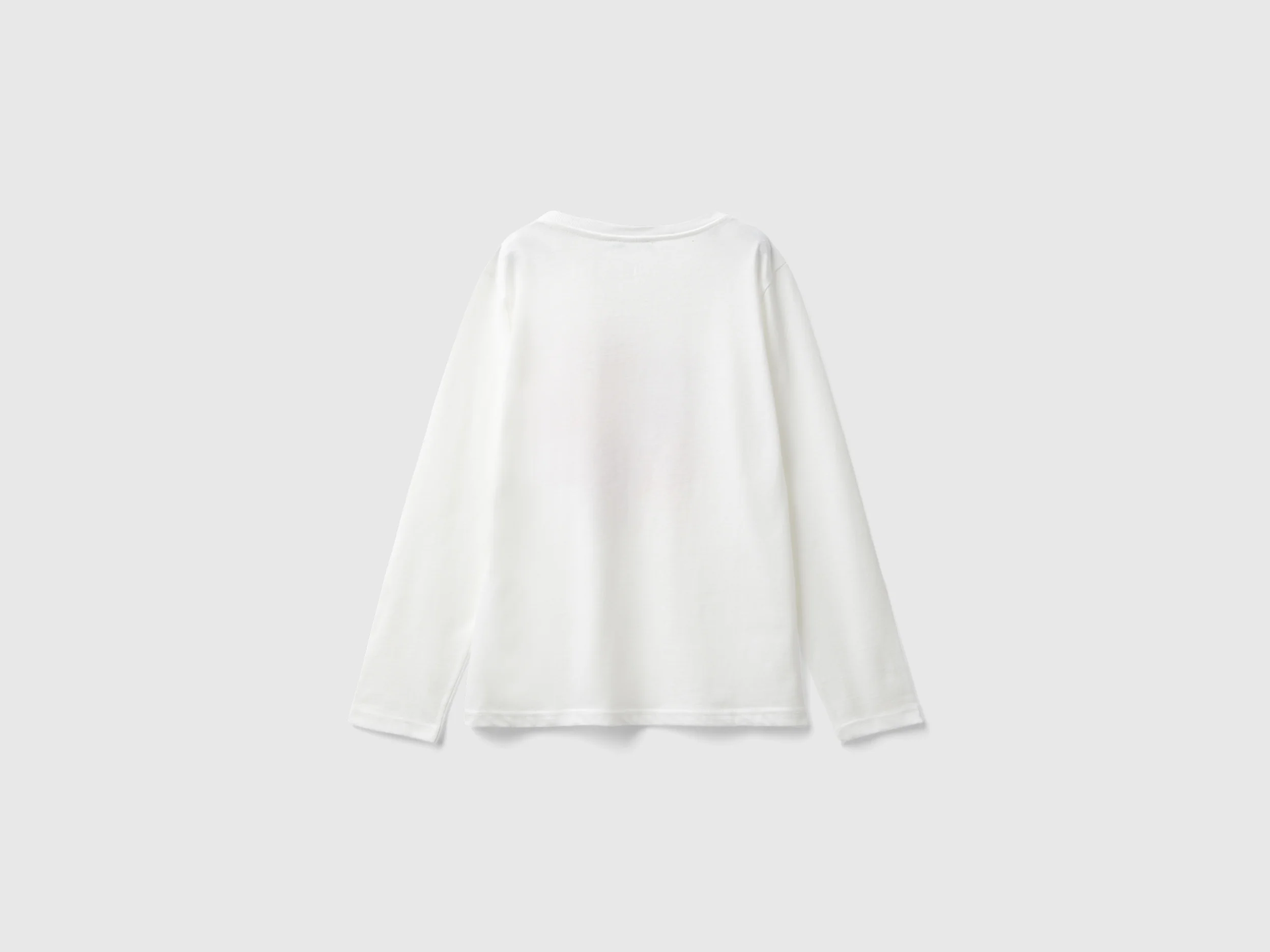 T-shirt manica lunga in cotone bio - Image 2