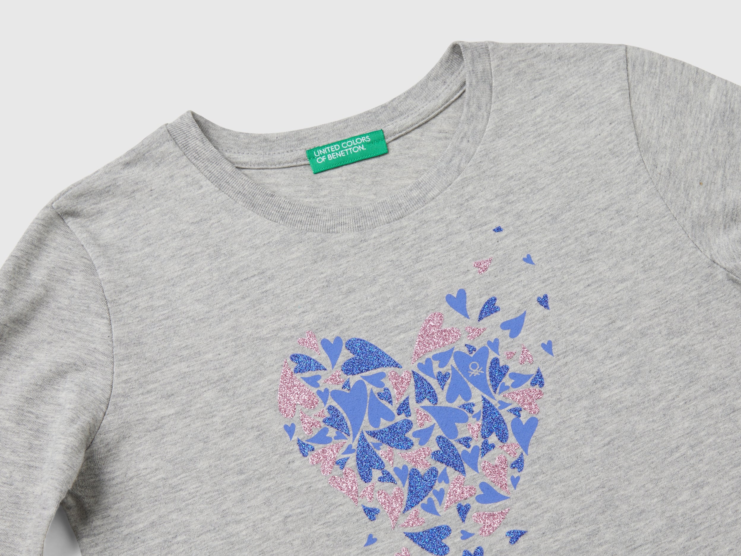 T-shirt manica lunga in cotone bio - Image 3