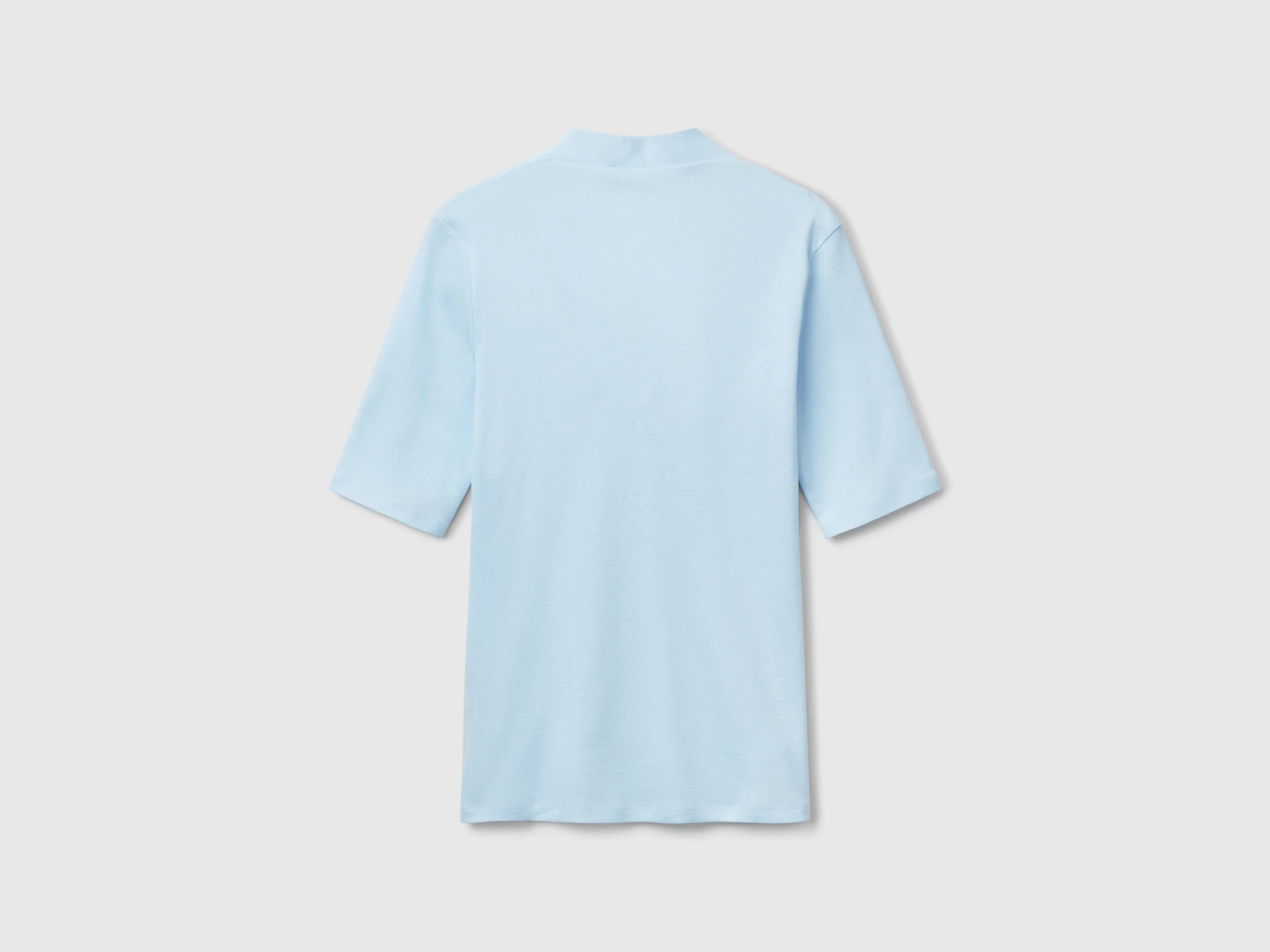 T-shirt slim fit in cotone a fibra lunga - Image 2