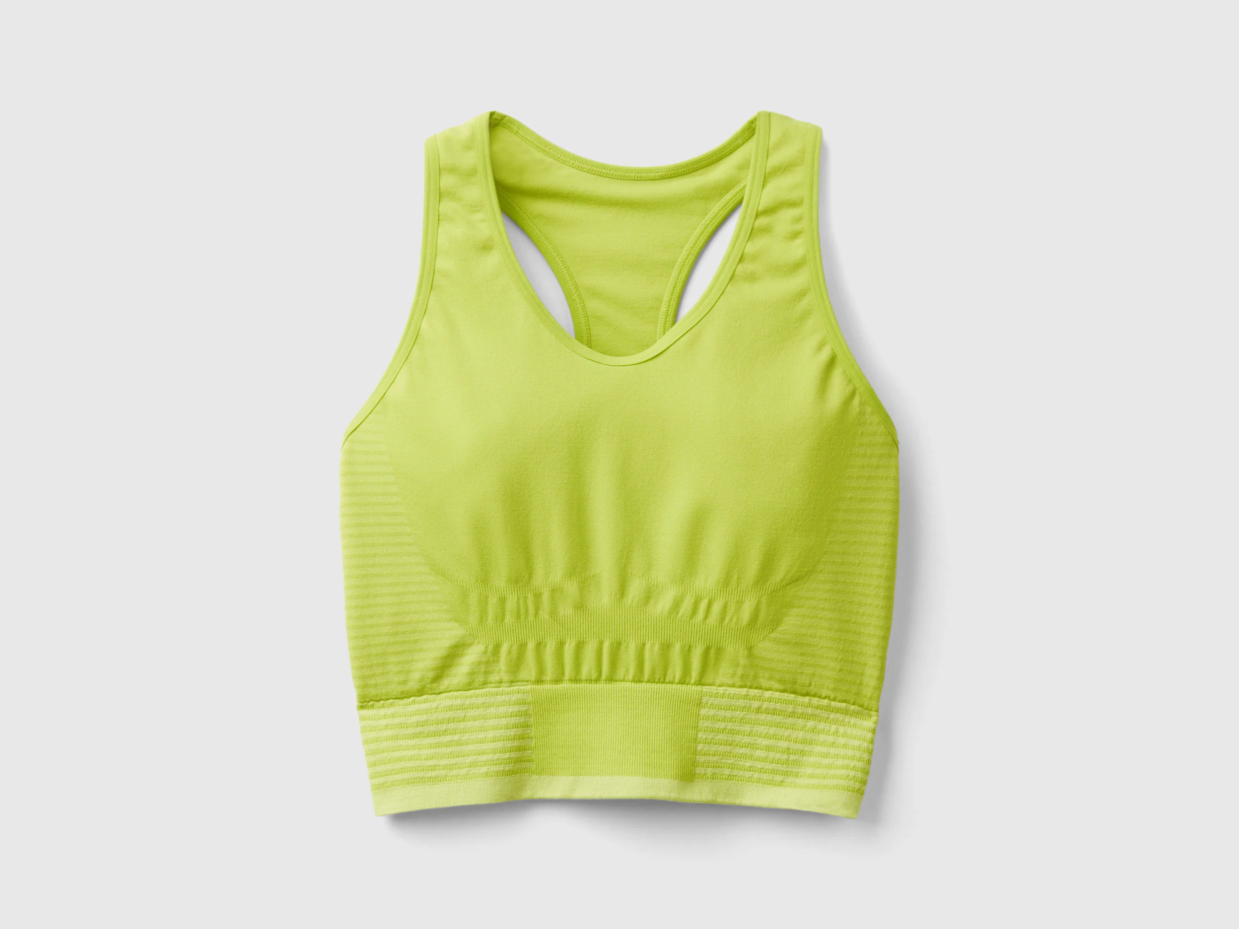 Top crop sportivo senza cuciture