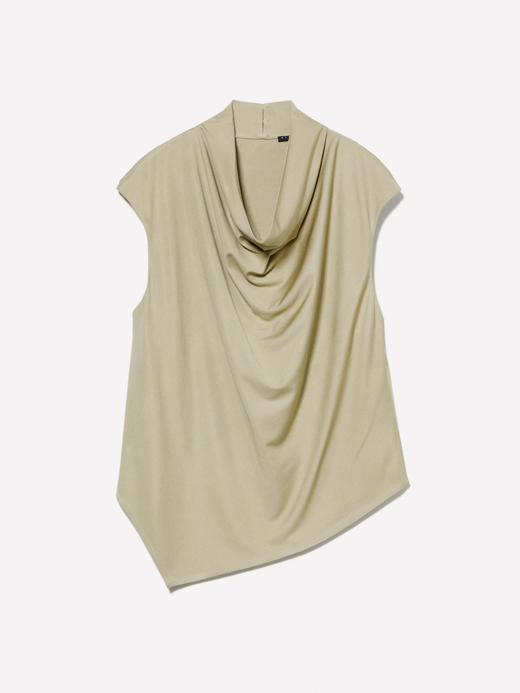 Top drappeggiato