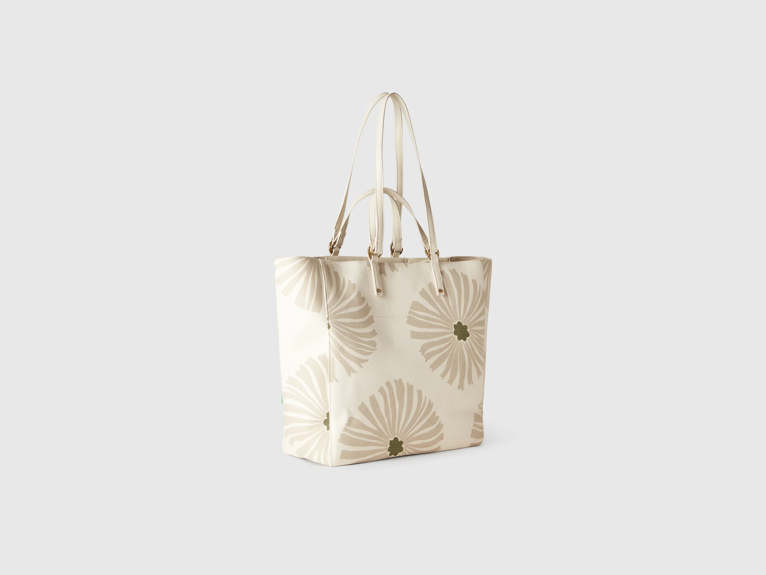 Tote bag con stampa fiori - Image 2